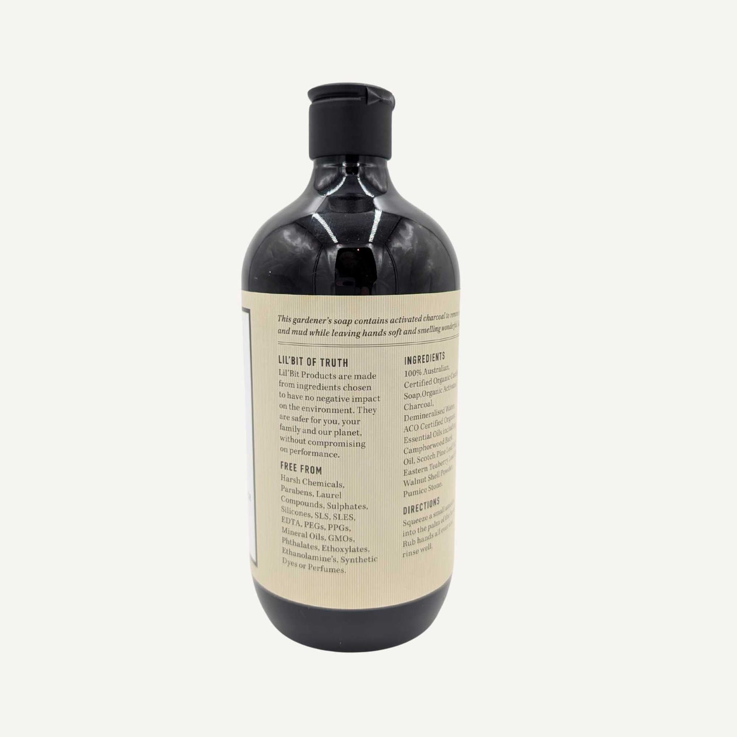 Activated Charcoal & Pumice Gardener's Soap 500ml Home & Garden > Garden Accessories > Cleaning - Minimalist Gardener