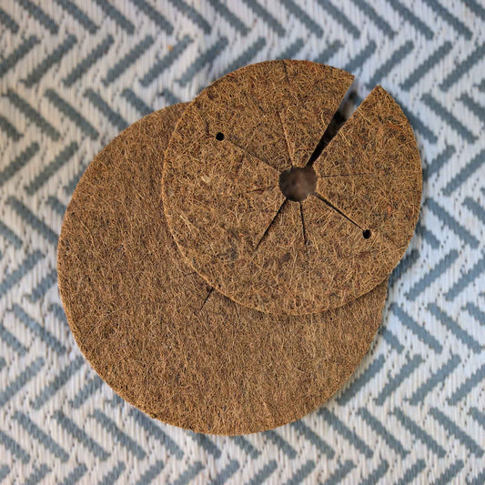 Coconut Fibre Mulch Mat | For Pot Plants Garden Accessories > Potted Plants > Mulch Mats - Minimalist Gardener
