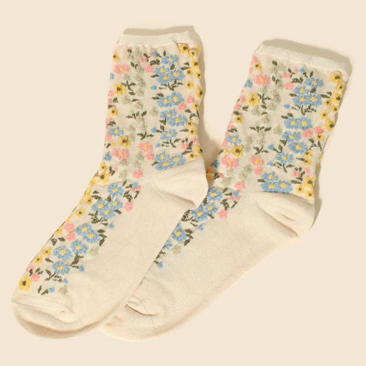 Floral Gardening Socks Home & Garden > Personal Protection > Gardening Socks - Minimalist Gardener