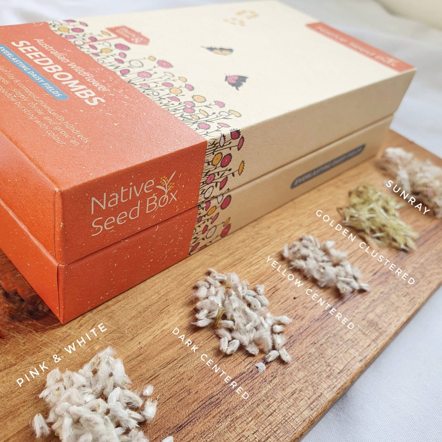 Native Seed Bombs Everlasting Daisy Fields Home & Garden > Garden Accessories > Native Seeds - Minimalist Gardener