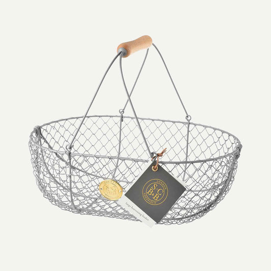 Sophie Conran Harvesting Basket | Grey Garden Organisation > Storage > Storage Bag - Minimalist Gardener