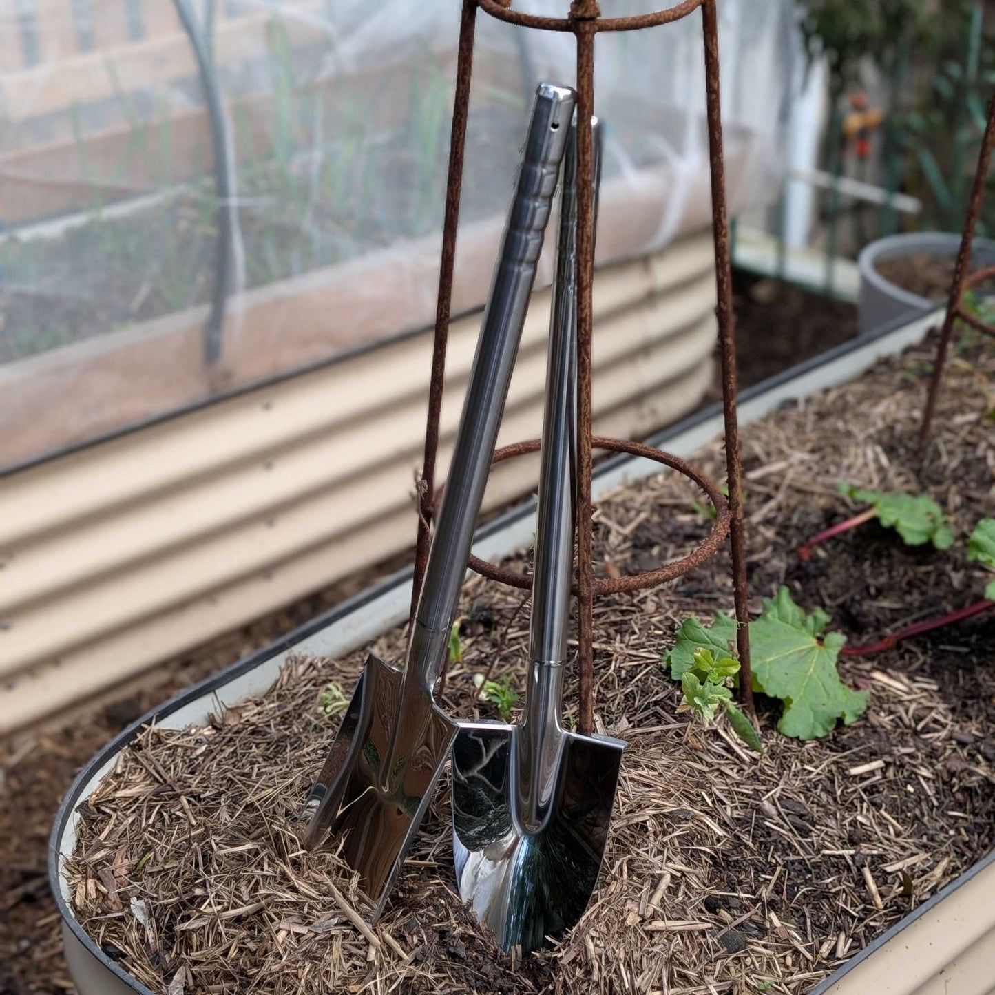 Stainless Steel Straight Garden Spade Small Home & Garden > Garden Tools > Gardening Tools - Minimalist Gardener