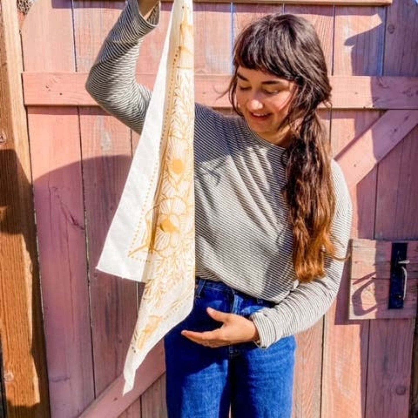 Sunrise Garden Bandana | 100% Cotton Home & Garden > Garden Gloves & Gear > Gardening Bandana - Minimalist Gardener