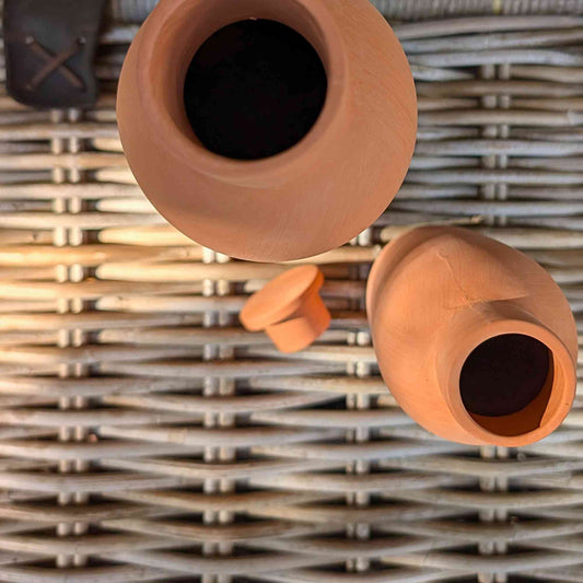 Terracotta Bottle Olla Irrigation Pots | Set of 2 Large 1200ml Home & Garden > Garden Accessories > Watering - Minimalist Gardener