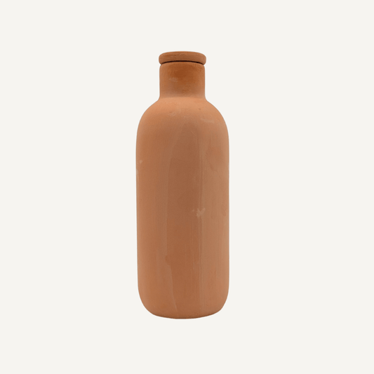 Terracotta Bottle Olla with Lid Home & Garden > Garden Accessories > Watering - Minimalist Gardener