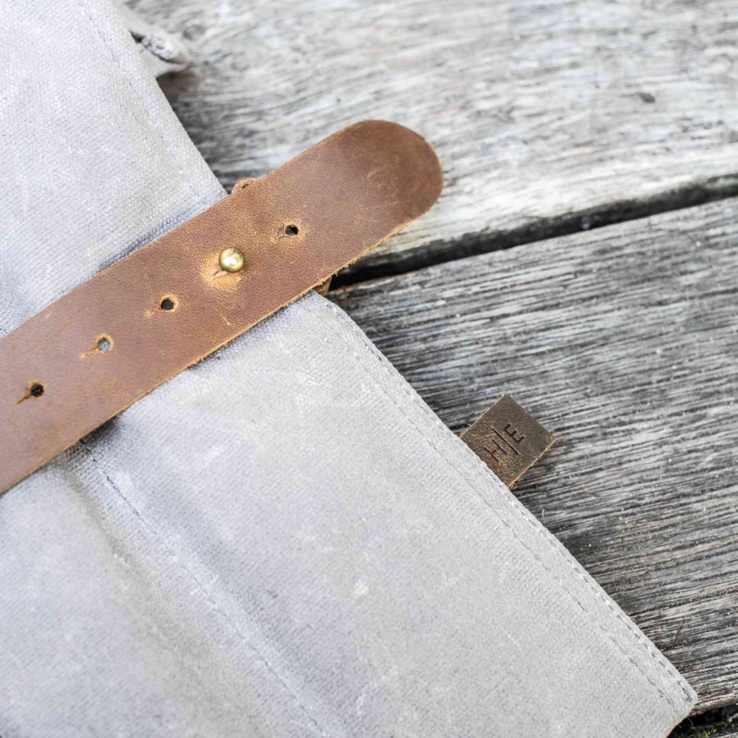 Waxed Canvas Garden Tool Roll | Ash Garden organisation > Garden Storage > Garden Tool Caddy - Minimalist Gardener