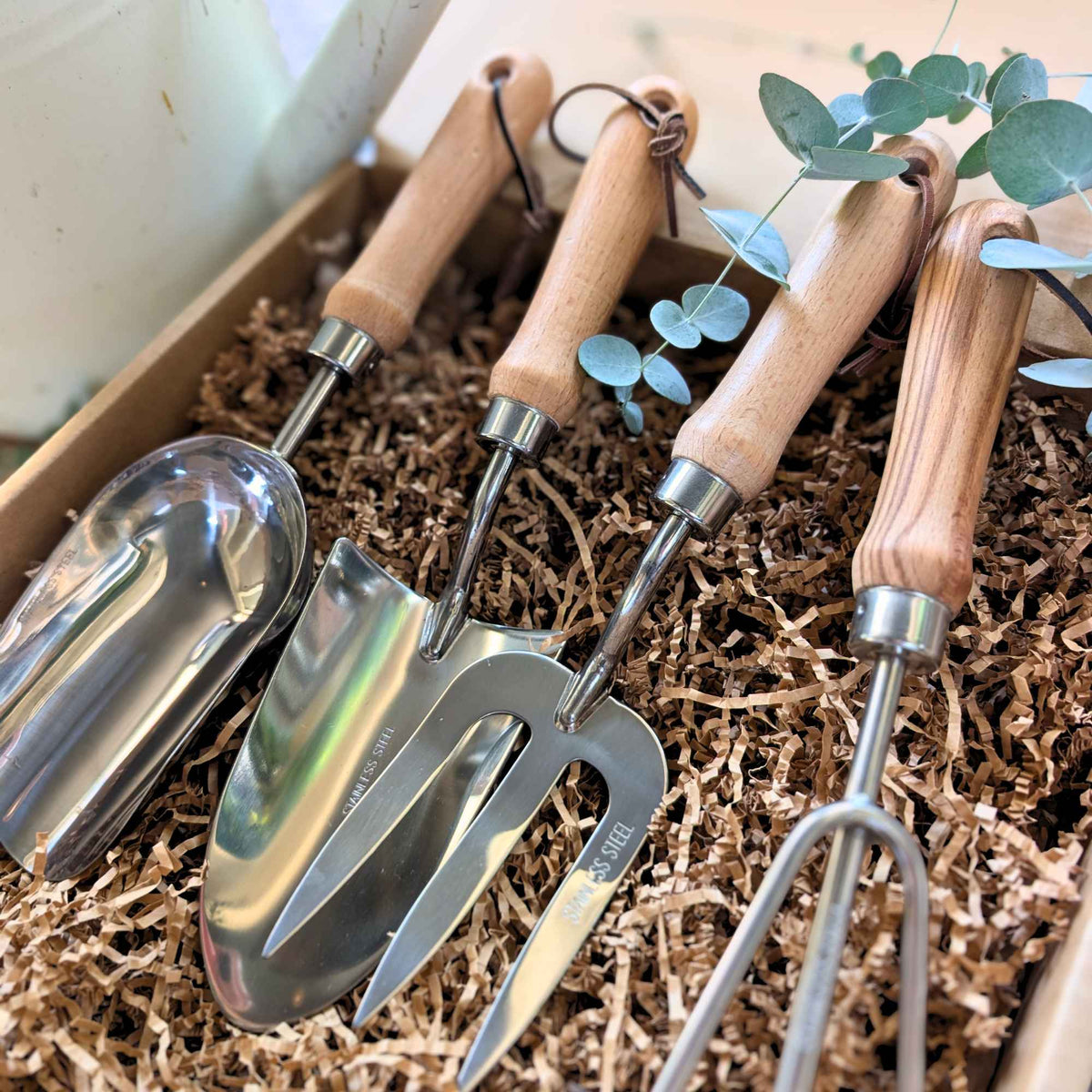 Four-Piece Garden Tool Set | Gift Boxed > Home & Garden > Garden Tools > Hand Tool Gardener Gift Set - Minimalist Gardener