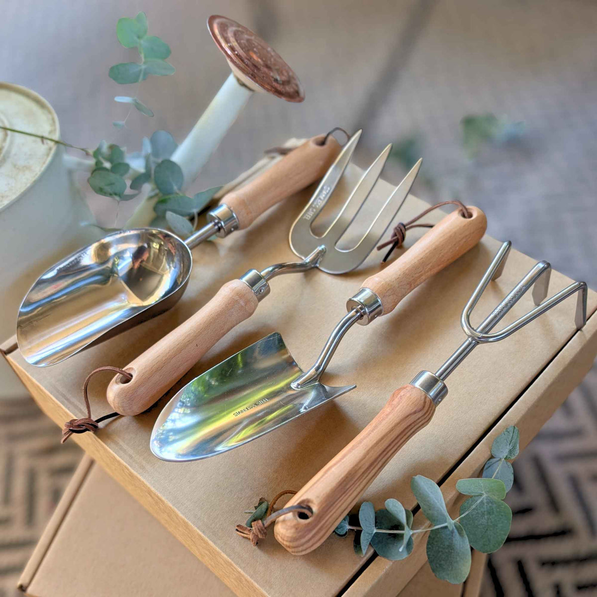 Four-Piece Garden Tool Set | Gift Boxed > Home & Garden > Garden Tools > Hand Tool Gardener Gift Set - Minimalist Gardener