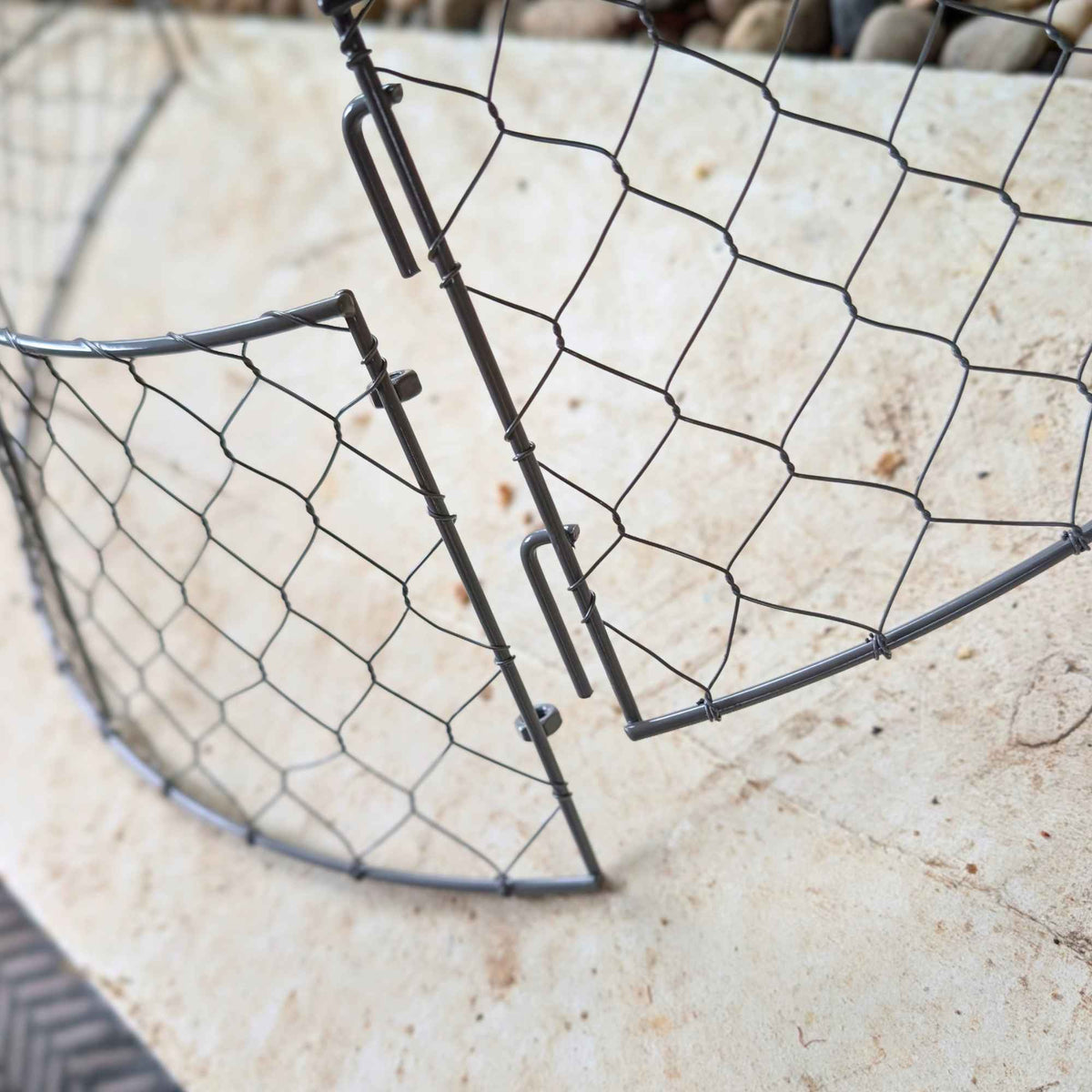 Wire Garden Cloche Large > Set of 2 > Home & Garden > Extendable Base Powder Coated Garden Storage > Wire Garden Frames - Minimalist Gardener