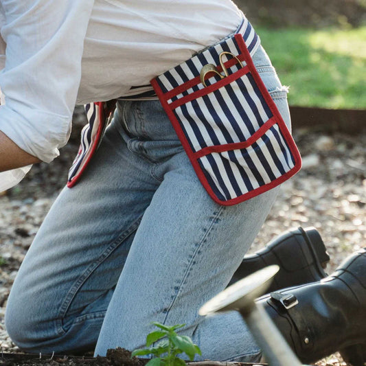 Le Sac Gardening Belt Navy Stripe Garden Organisation > Storage > Storage Bag - Minimalist Gardener