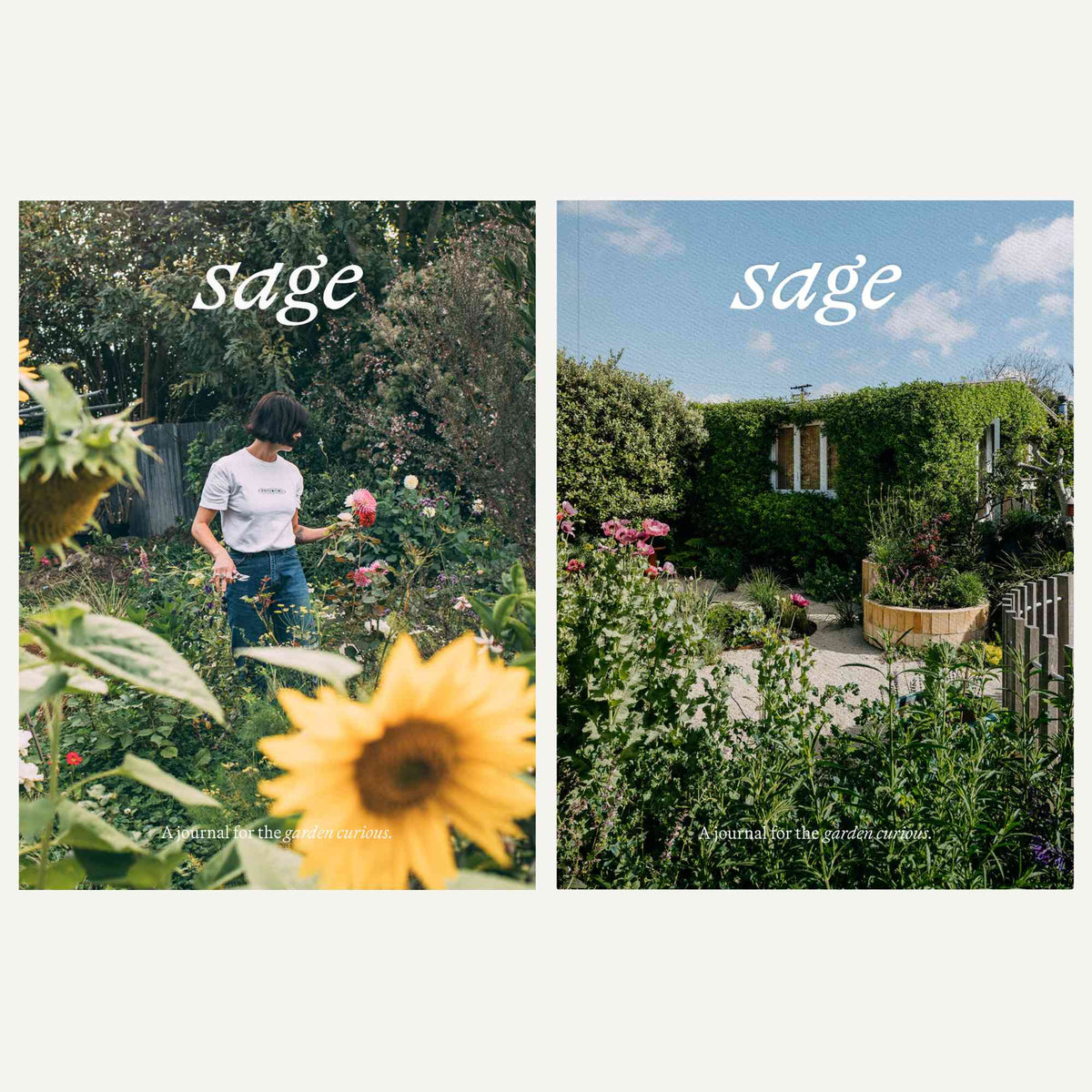 Sage Garden Journal Vol. 1 & 2 Bundle - For The Garden Curious Home & Garden > Gardening Gifts > Garden Journals - Minimalist Gardener