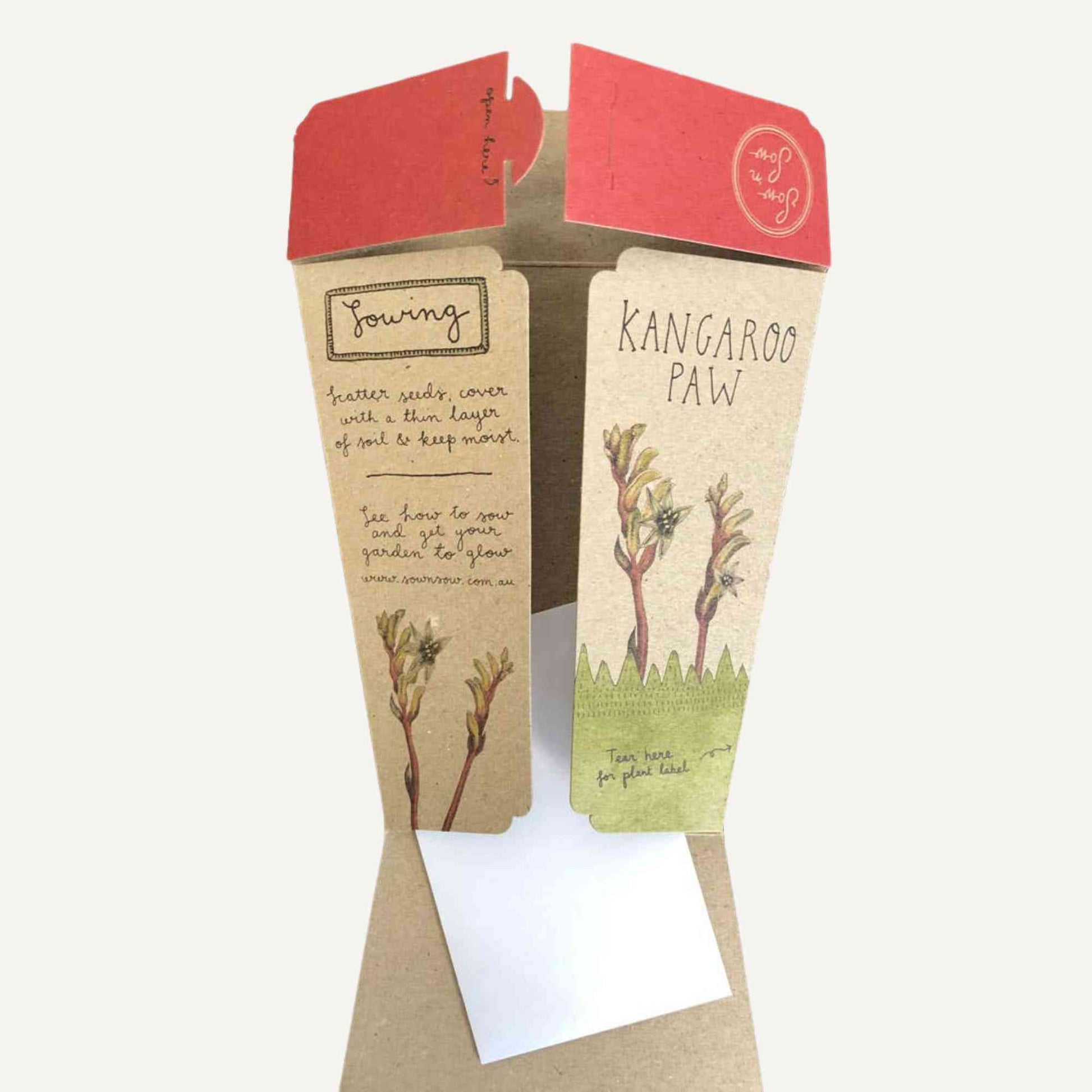Sow n' Sow Kangaroo Paw Australian Native Gift of Seeds > Home & Garden > Garden Accessories > Australian Native Seeds - Minimalist Gardener