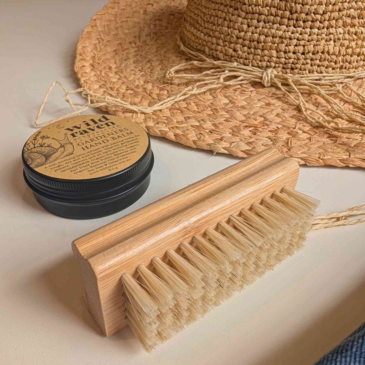 Gardener's Rescue Gift Pack Home & Garden > Hand Balm Sunhat Nail Brush and Apron - Minimalist Gardener