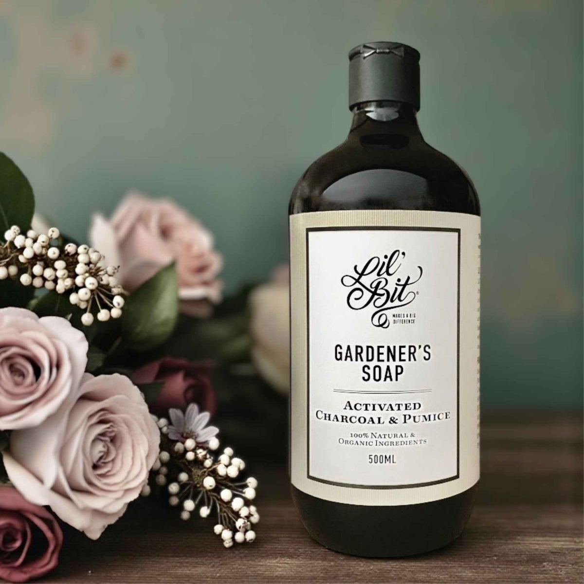 Activated Charcoal & Pumice Gardener's Soap 500ml Home & Garden > Garden Accessories > Personal Cleaning Hand Wash - Minimalist Gardener
