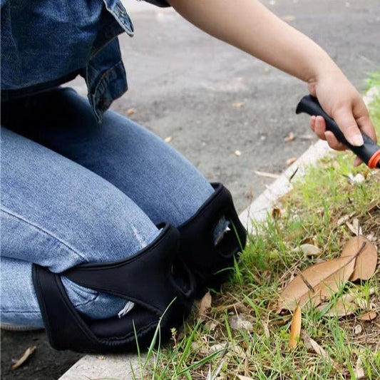 Adjustable Gardening Knee Pads Black Home & Garden > Garden Tools > Gardening Accessories - Minimalist Gardener