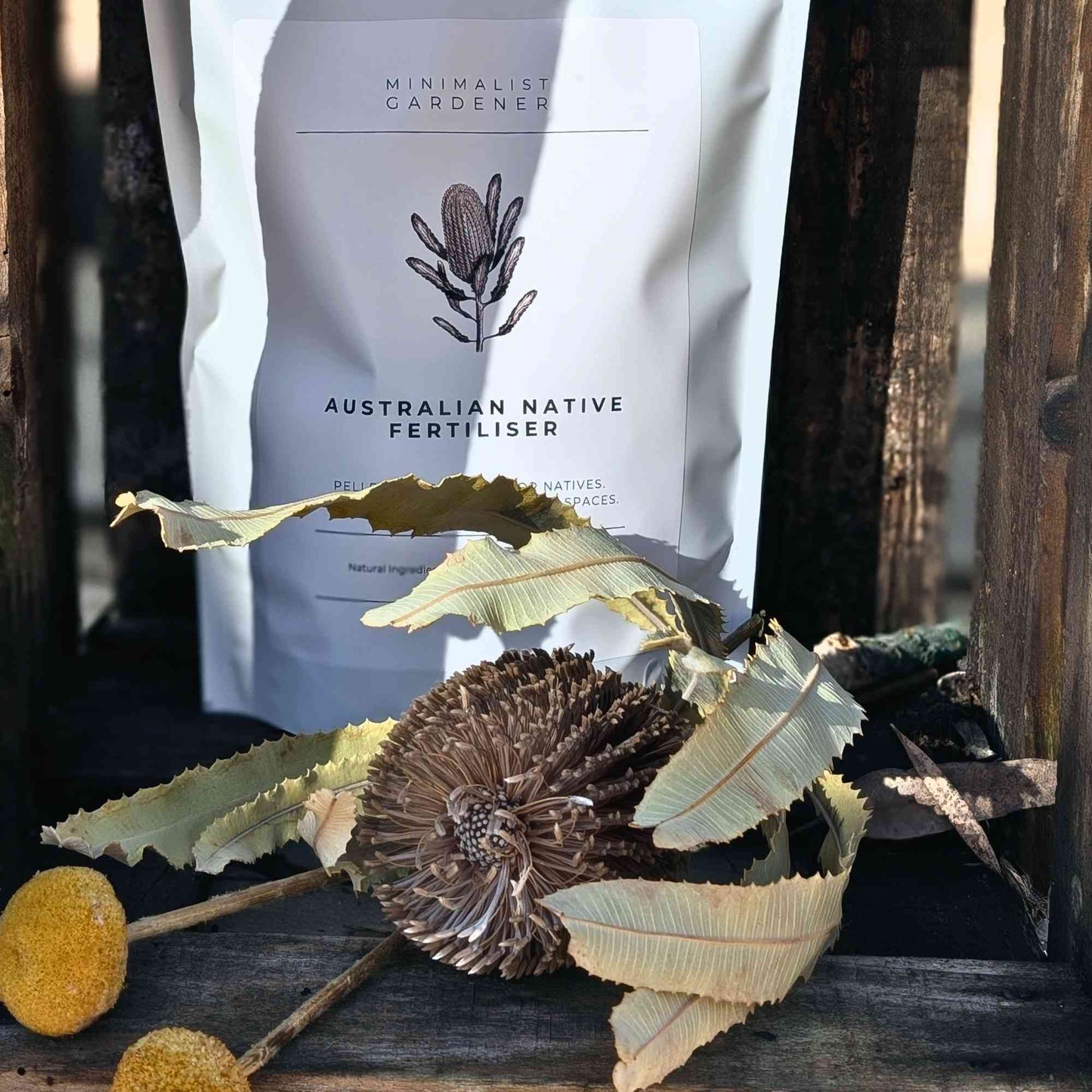 Australian Native Fertiliser for Pots and Small Gardens | 1kg Garden Care > Australian Native Fertiliser > Fertilisers for Pots and Small Gardens - Minimalist Gardener