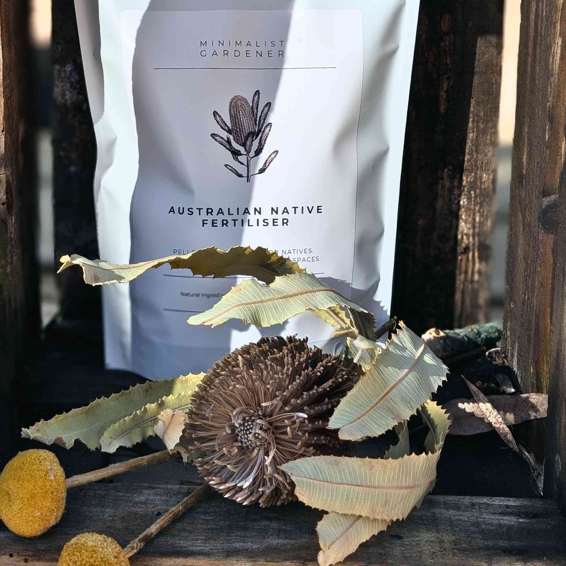 Australian Native Fertiliser for Pots and Small Gardens | 1kg Garden Care > Australian Native Fertiliser > Fertilisers for Pots and Small Gardens - Minimalist Gardener
