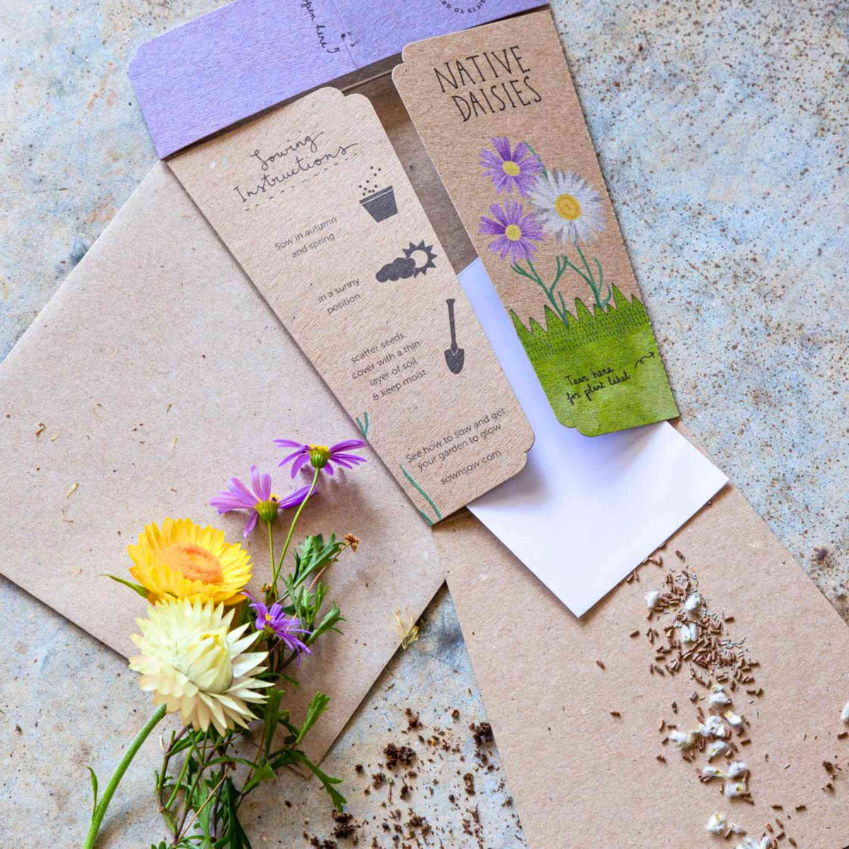 Australian Native Seeds | Native Daisies Mix Home & Garden > Garden Accessories > Native Seeds - Minimalist Gardener