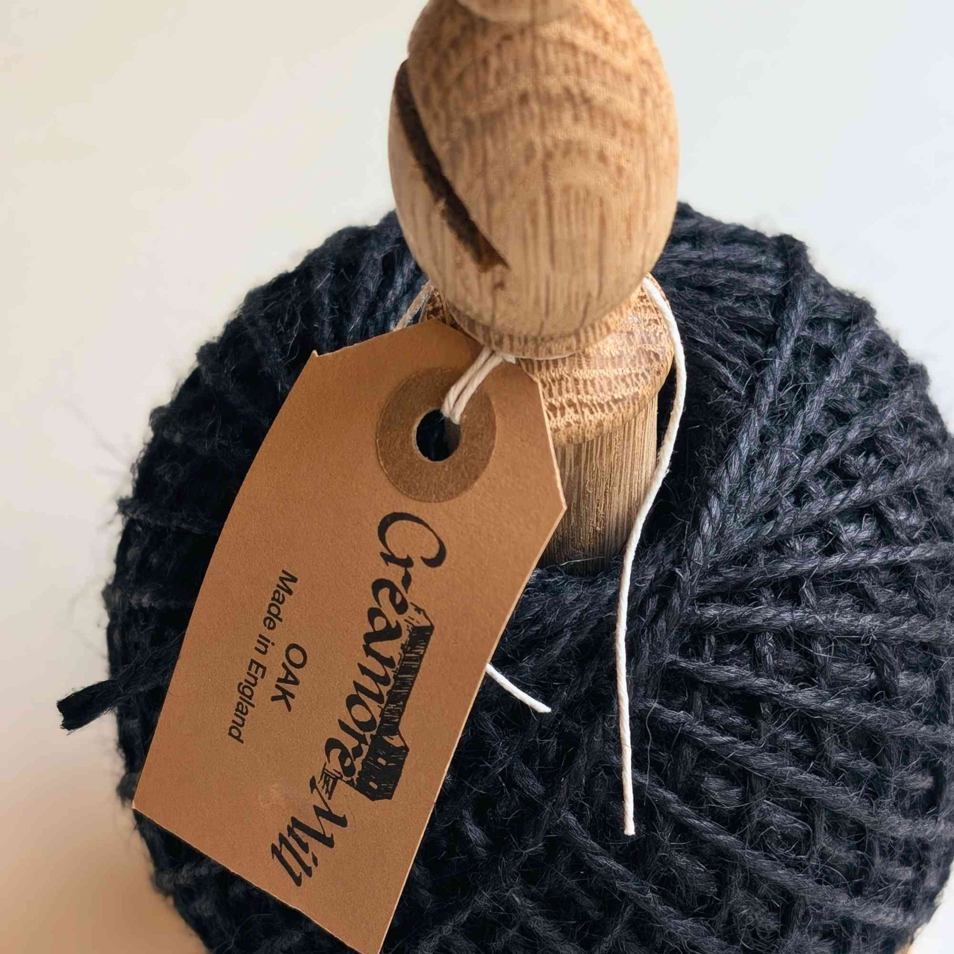Black Twine Stand with Cutter | Natural Cord Dispenser Home & Garden > Garden Accessories > Organisation & Storage - Minimalist Gardener