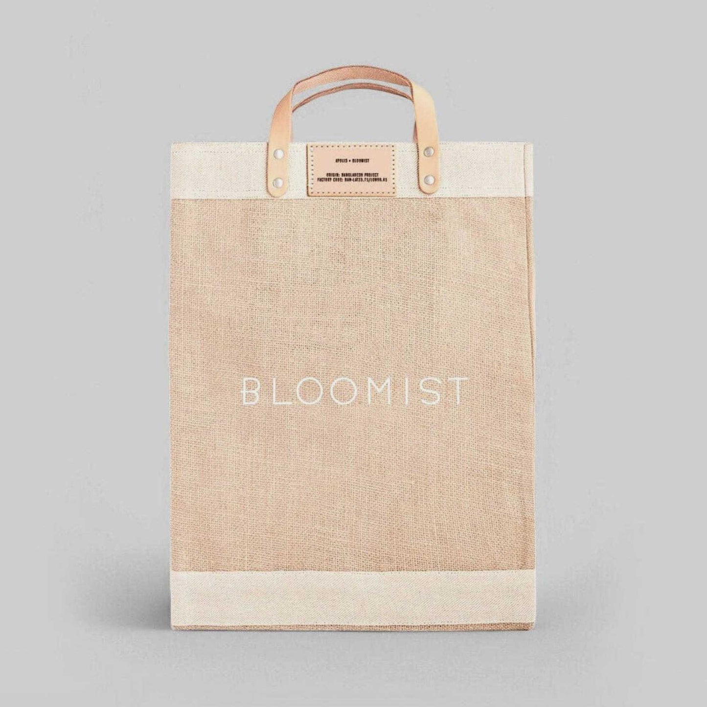 Bloomist Large Natural Jute Market Tote Garden Organisation > Storage > Storage Bag - Minimalist Gardener