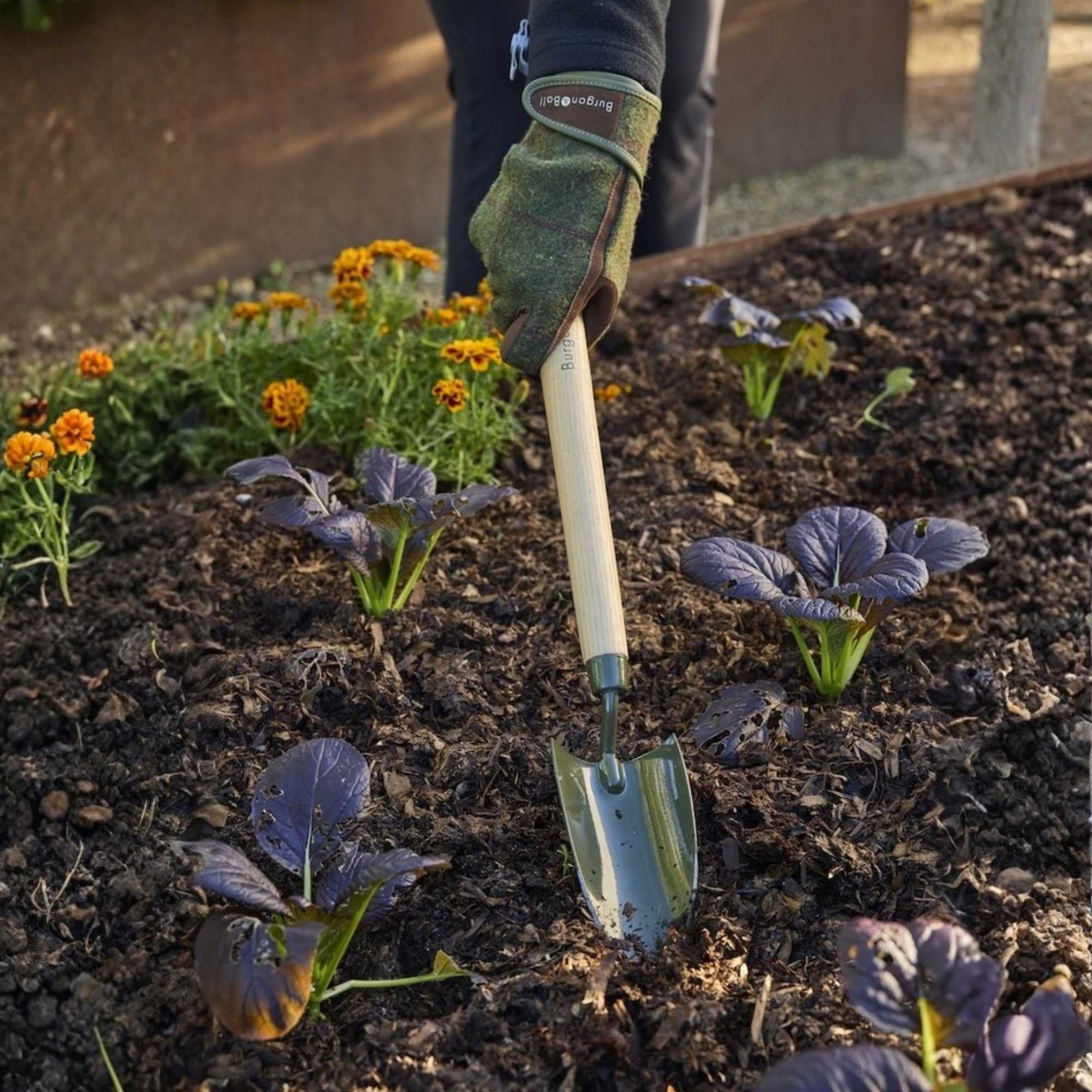 Burgon & Ball BoronGreen Mid Handled Trowel Home & Garden > Garden Tools > Hand Tools - Minimalist Gardener