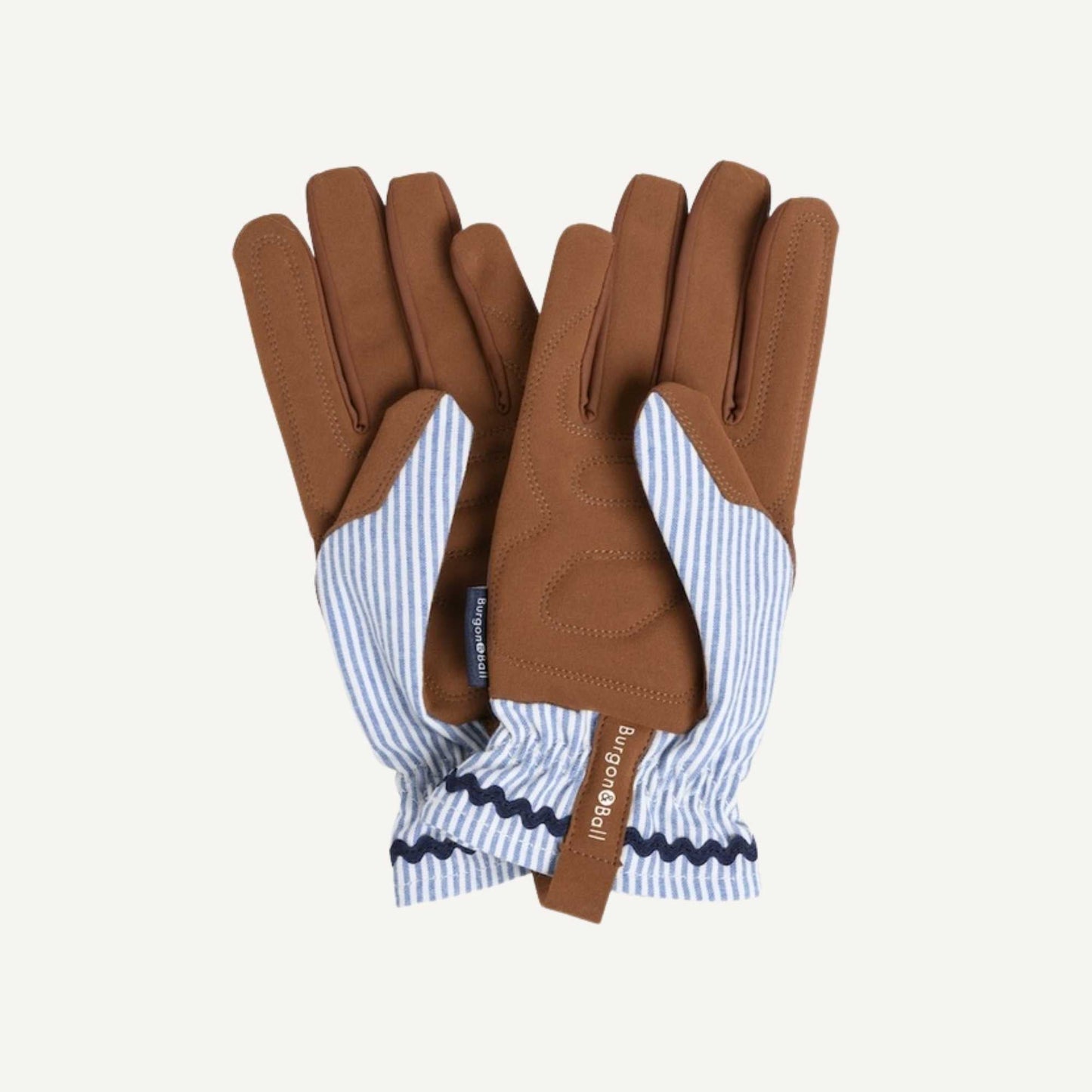 Burgon & Ball Collector Garden Gloves for Women - Blue Stripe Home & Garden > Garden Tools > Gardening Gloves - Minimalist Gardener