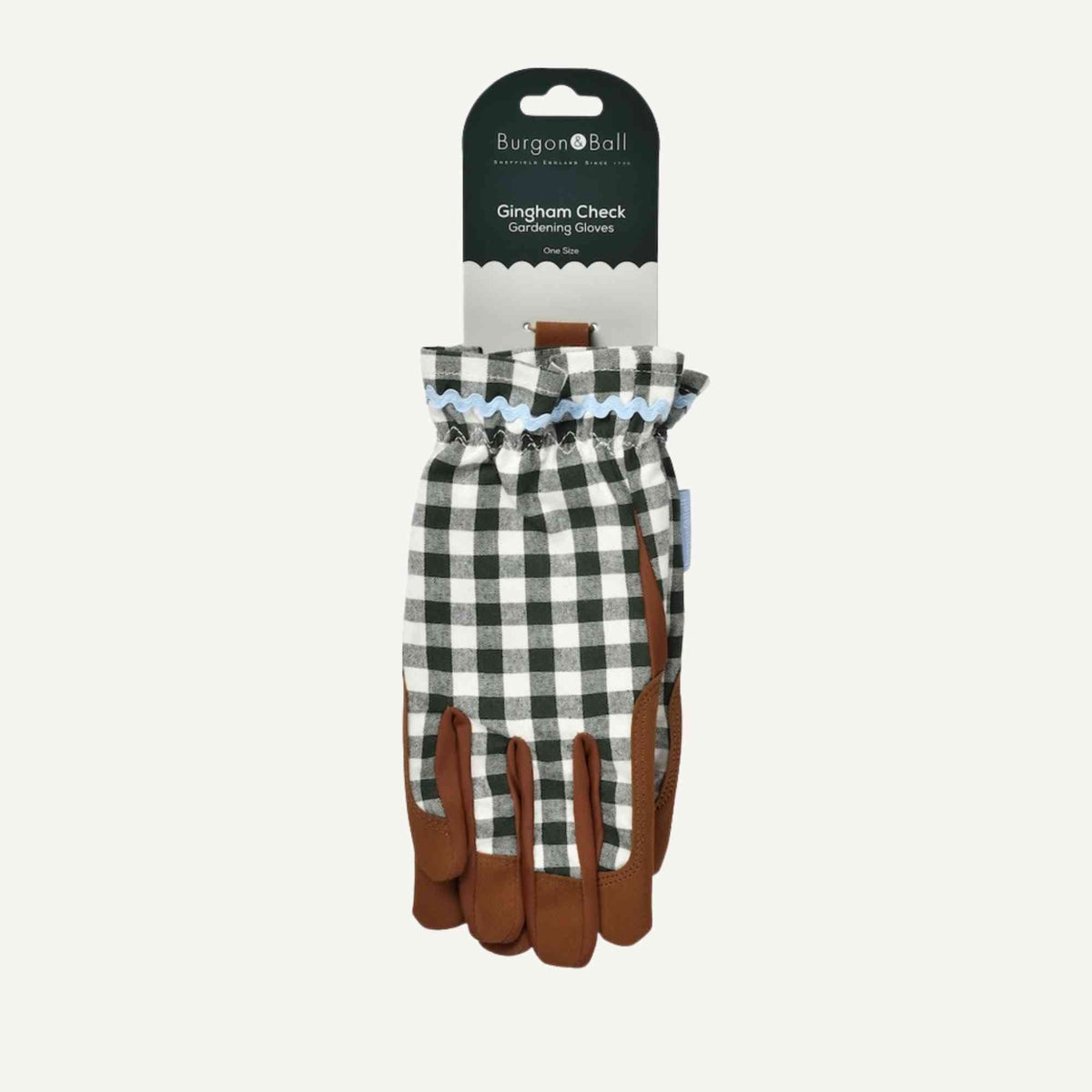Burgon & Ball Collector Garden Gloves for Women | Green Check Home & Garden > Garden Tools > Gardening Gloves - Minimalist Gardener