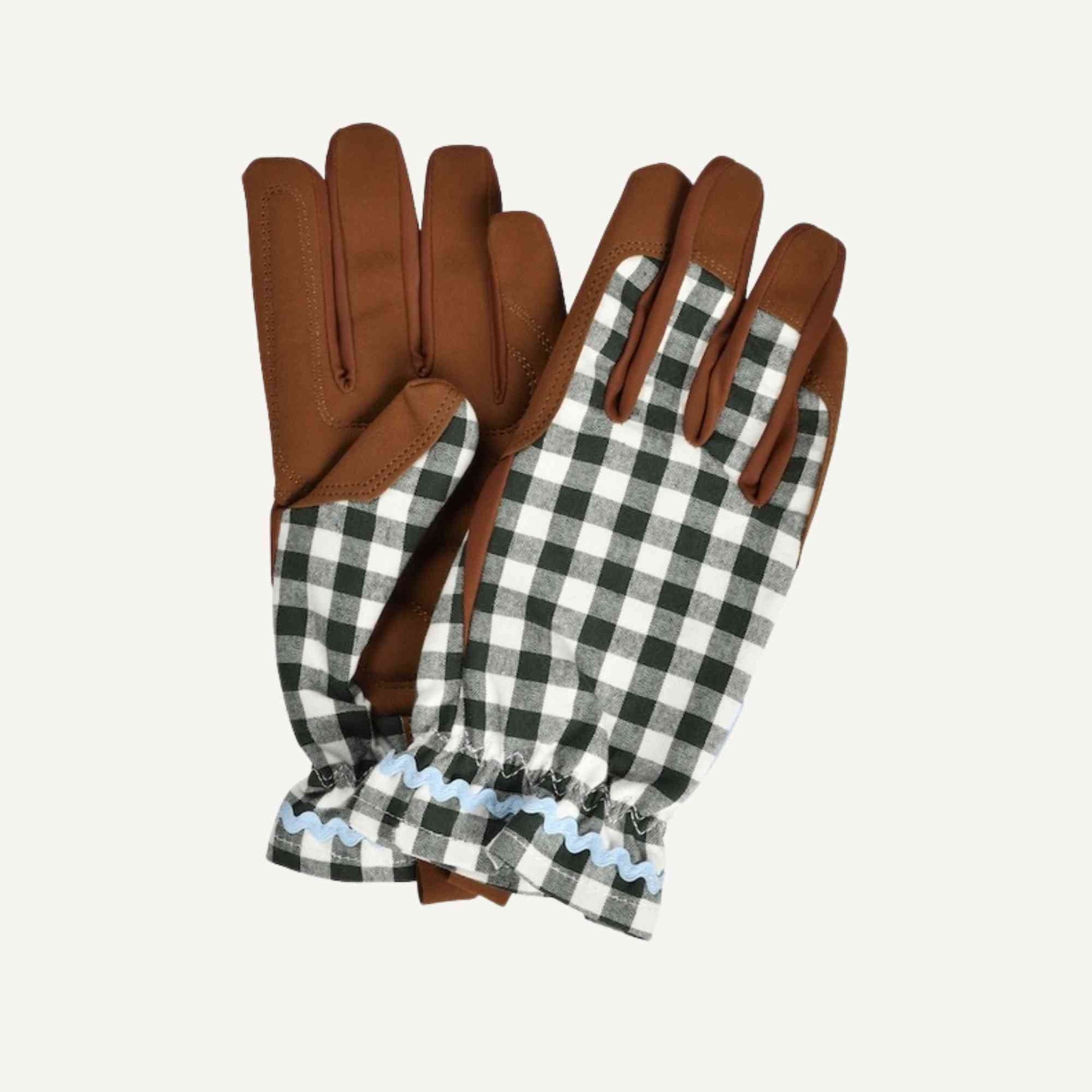 Burgon & Ball Collector Garden Gloves for Women | Green Check Home & Garden > Garden Tools > Gardening Gloves - Minimalist Gardener