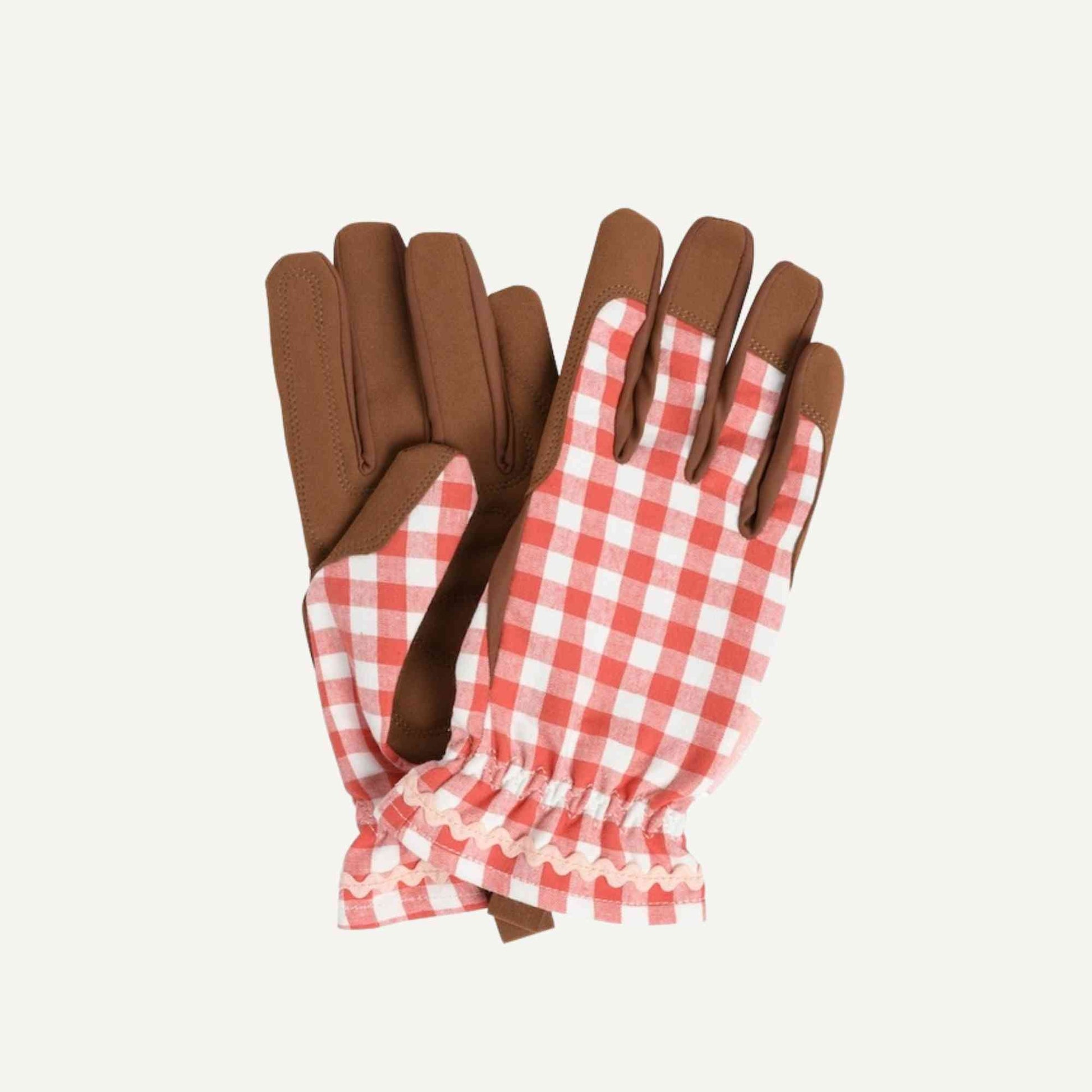 Burgon & Ball Collector Garden Gloves for Women | Red Check Home & Garden > Garden Tools > Gardening Gloves - Minimalist Gardener