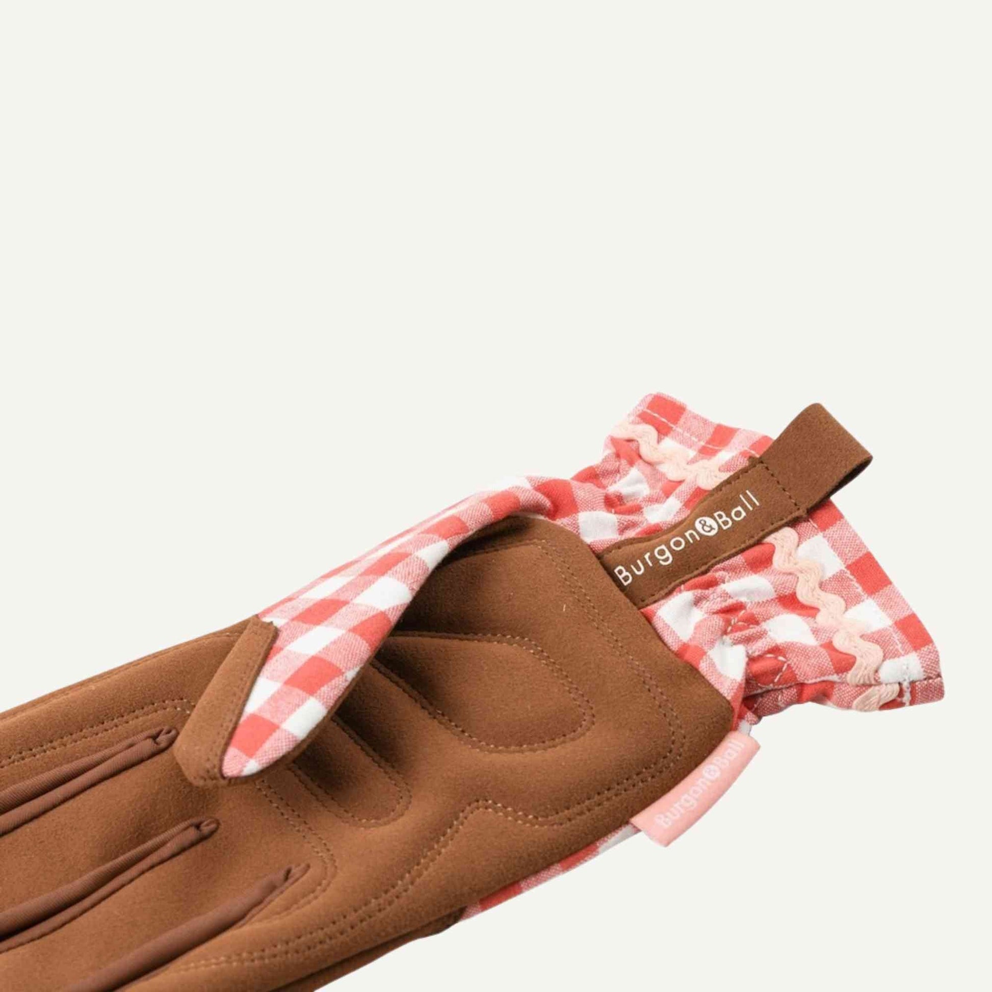 Burgon & Ball Collector Garden Gloves for Women | Red Check Home & Garden > Garden Tools > Gardening Gloves - Minimalist Gardener
