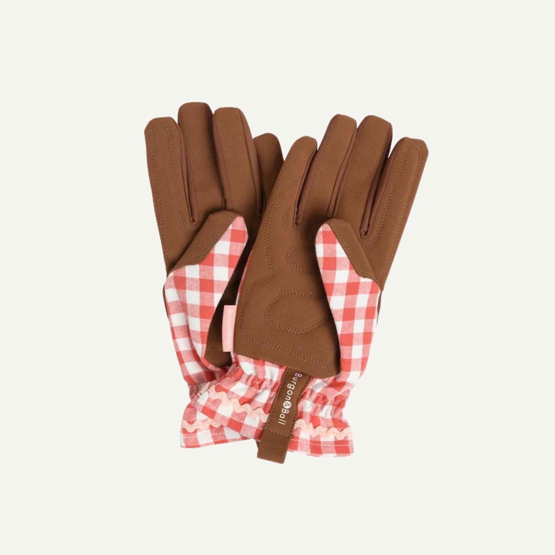 Burgon & Ball Collector Garden Gloves for Women | Red Check Home & Garden > Garden Tools > Gardening Gloves - Minimalist Gardener