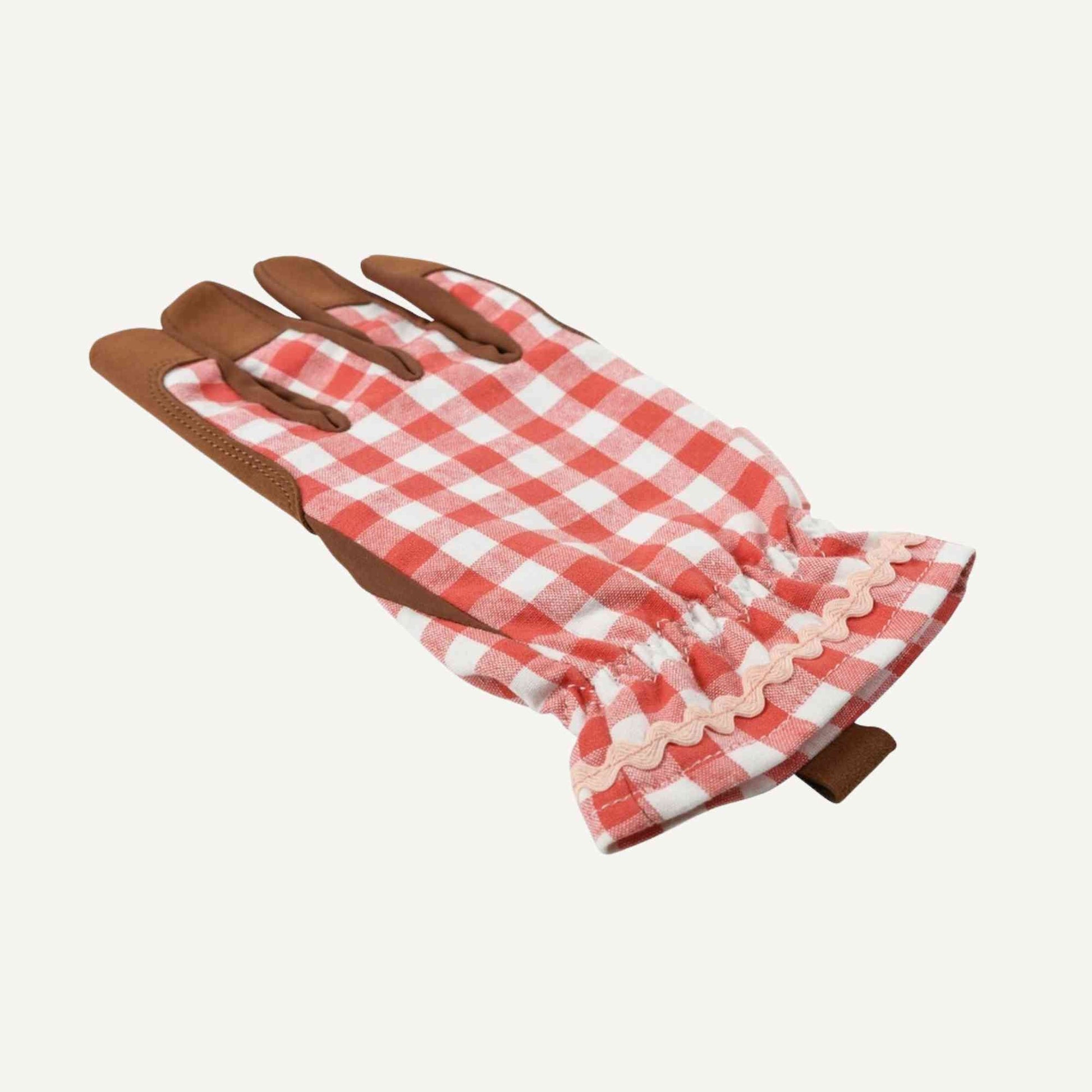 Burgon & Ball Collector Garden Gloves for Women | Red Check Home & Garden > Garden Tools > Gardening Gloves - Minimalist Gardener