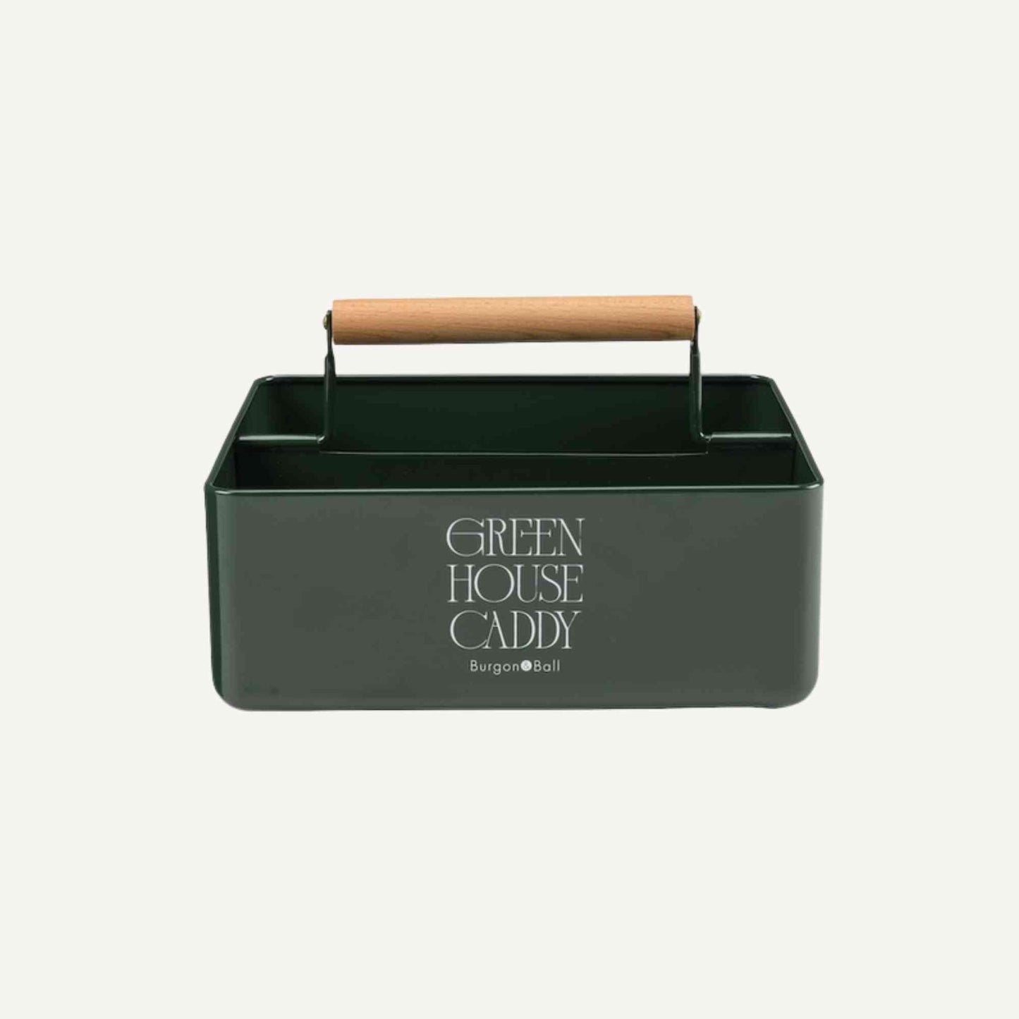 Burgon & Ball Garden Greenhouse Caddy | Heritage Green Garden organisation > Garden Storage > Garden Tool Caddy - Minimalist Gardener