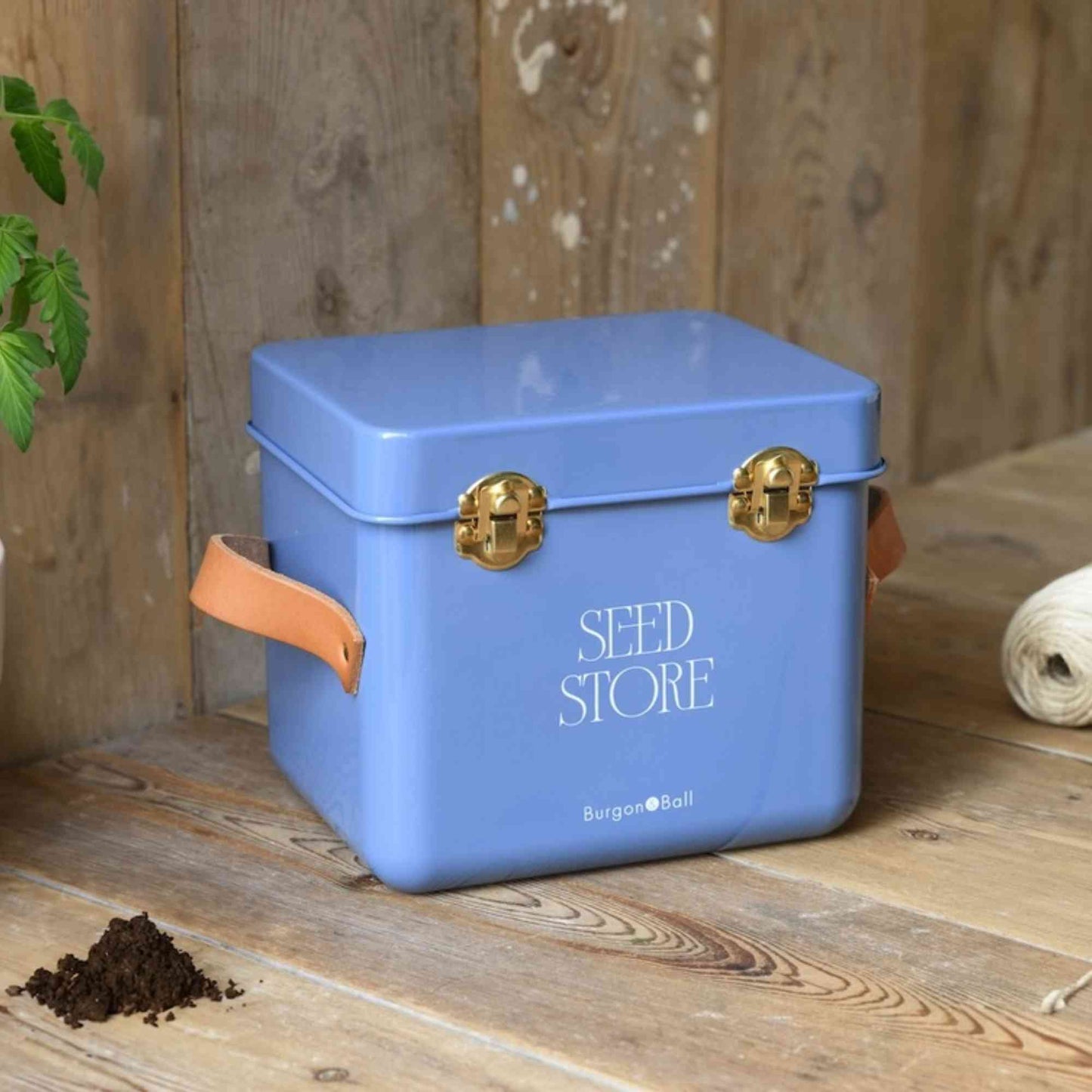 Burgon & Ball Mini Seed Packet Store | Cotswold Blue Home & Garden > Garden Accessories > Seed Storage - Minimalist Gardener