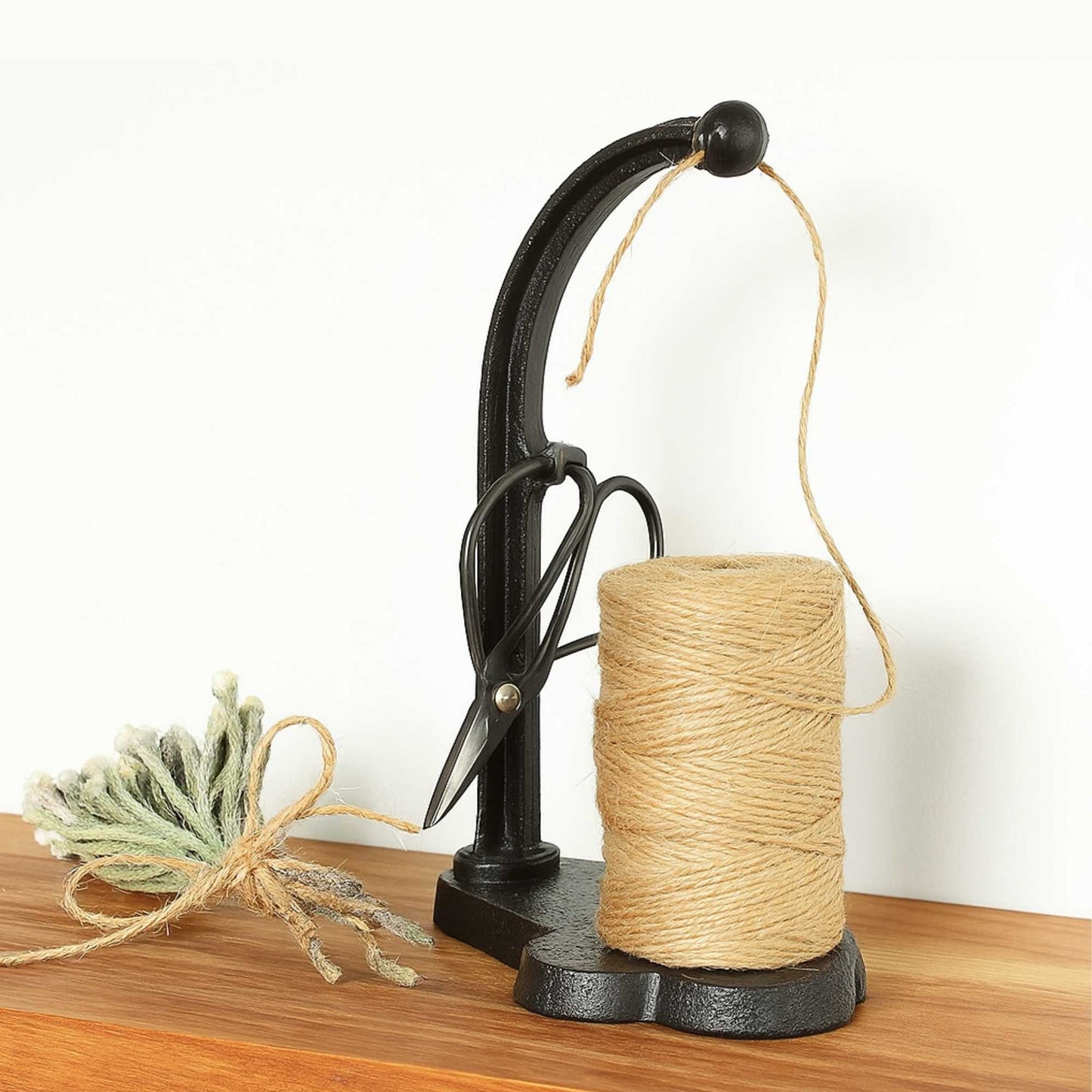 Cast Iron Twine String Dispenser with Scissors Home & Garden > Garden Accessories > Organisation & Storage - Minimalist Gardener