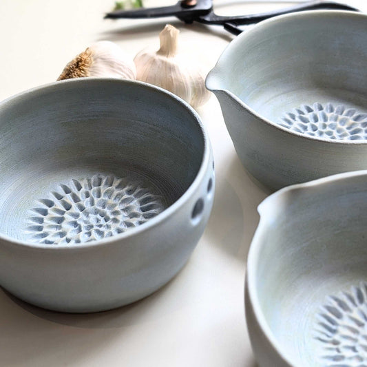 Ceramic Herb Stripper, Garlic Grater & Pourer - Blue Gum Home & Garden > Garden Tools > Gardening Tools - Minimalist Gardener