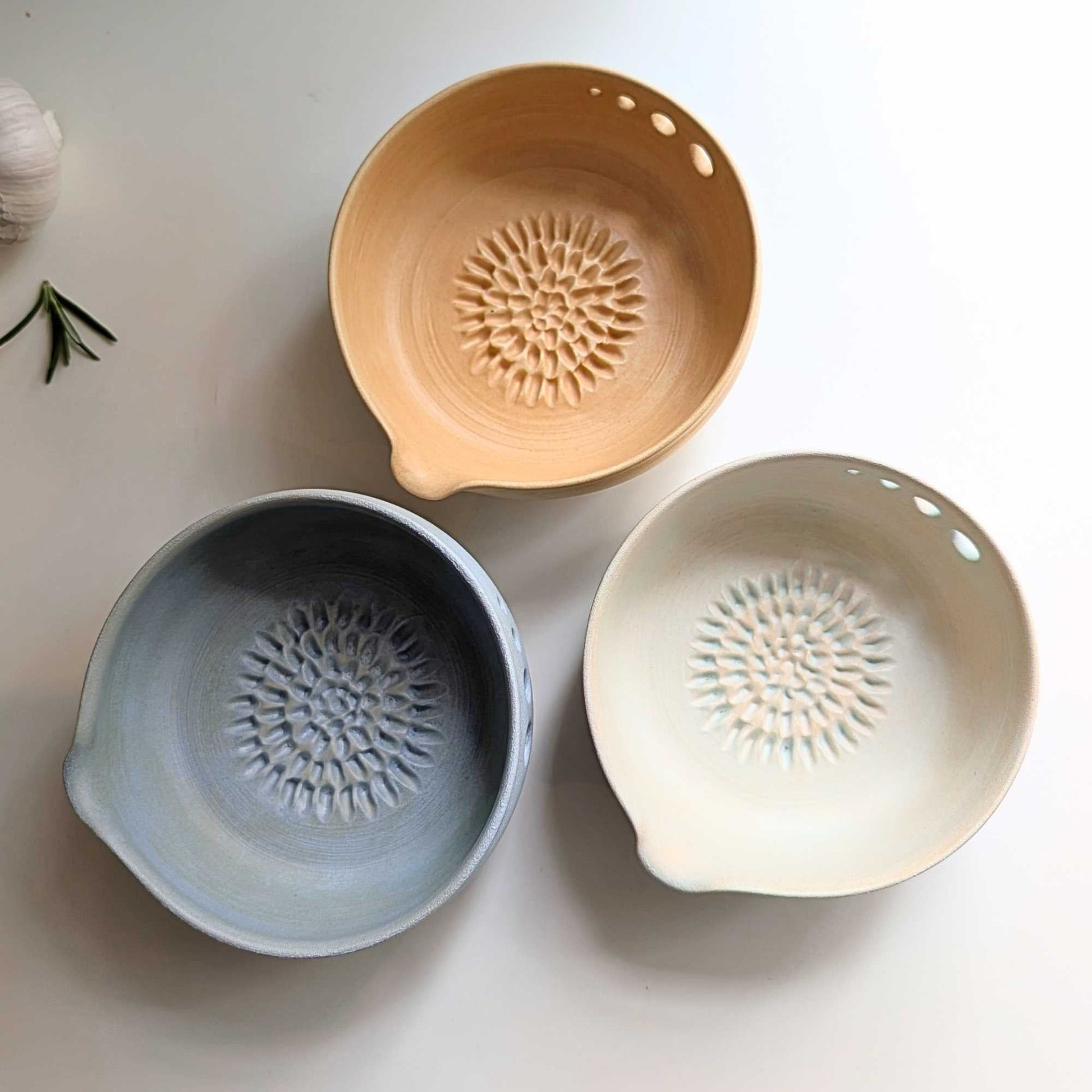 Ceramic Herb Stripper, Garlic Grater & Pourer - Paperbark Home & Garden > Garden Tools > Gardening Tools - Minimalist Gardener