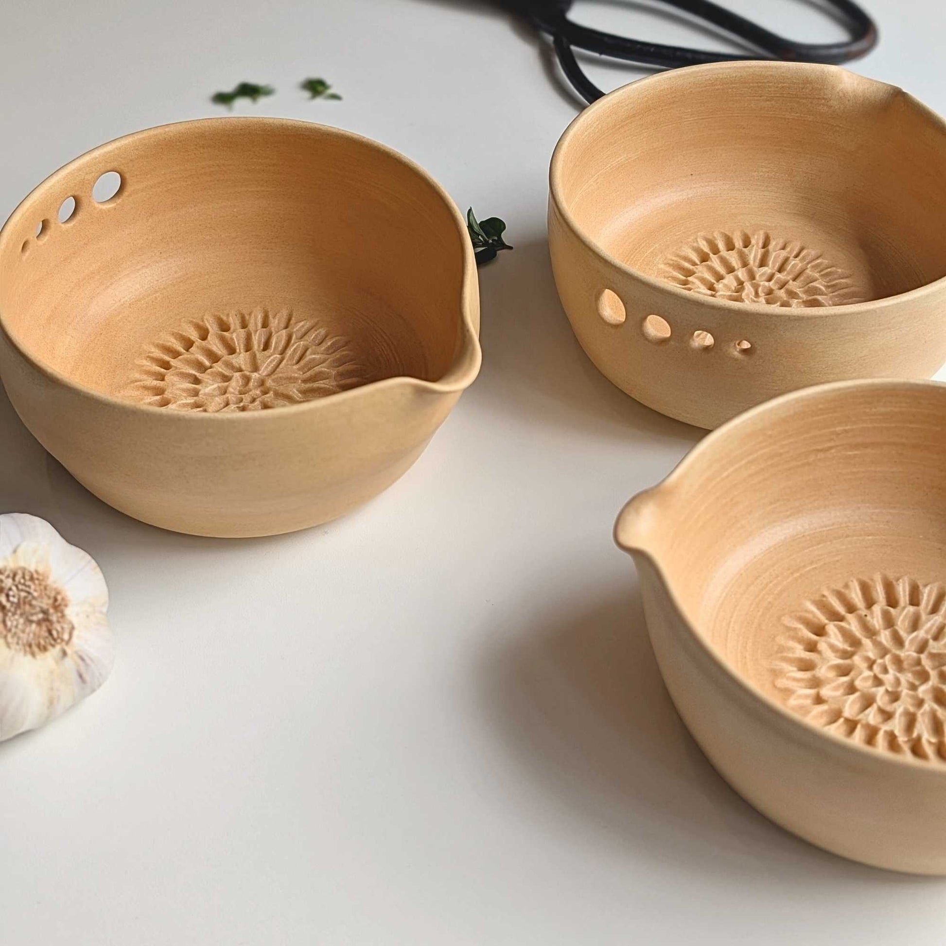 Ceramic Herb Stripper, Garlic Grater & Pourer - Wattle Home & Garden > Garden Tools > Gardening Tools - Minimalist Gardener