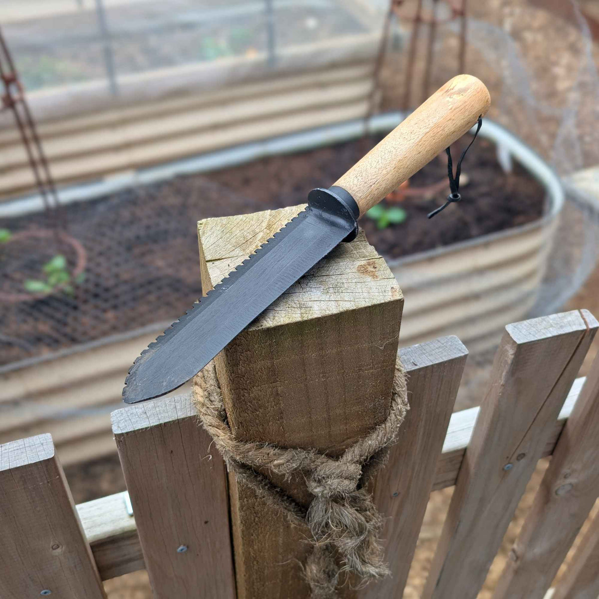 Civil Alchemy Hori Hori Gardening Knife | Black Blade Home & Garden > Garden Tools > Hand Tools - Minimalist Gardener