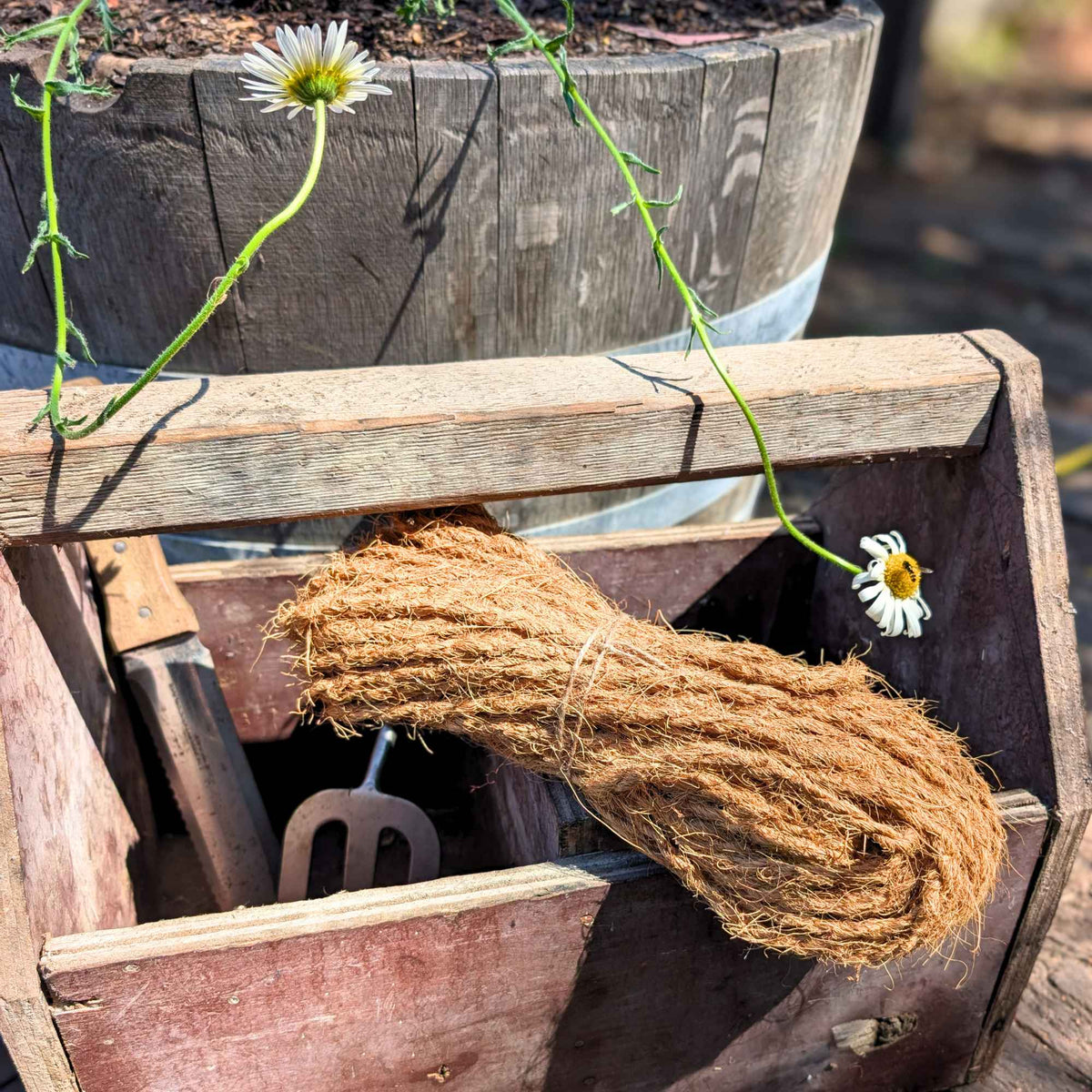 Coconut Coir Garden Rope | 20m Home & Garden > Garden Accessories > Organisation & Storage - Minimalist Gardener