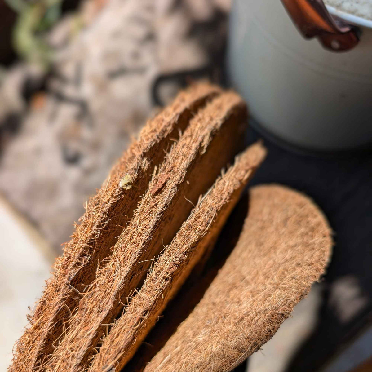 Coconut Fibre Mulch Mat | For Pot Plants Garden Accessories > Potted Plants > Mulch Mats - Minimalist Gardener
