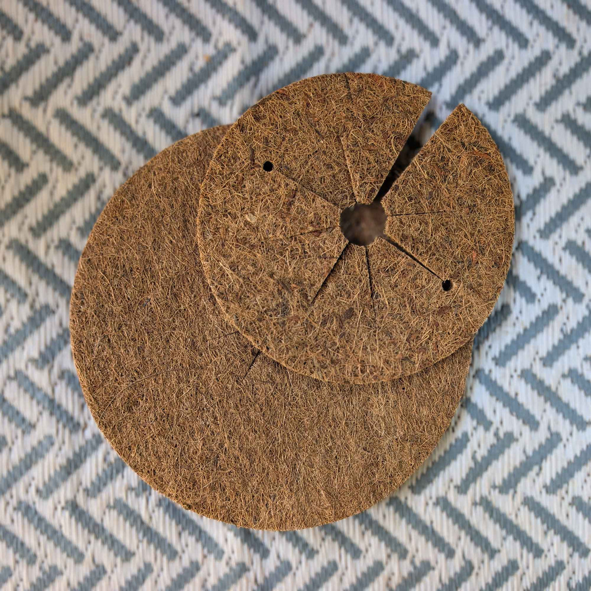 Coconut Fibre Mulch Mat | For Pot Plants Garden Accessories > Potted Plants > Mulch Mats - Minimalist Gardener