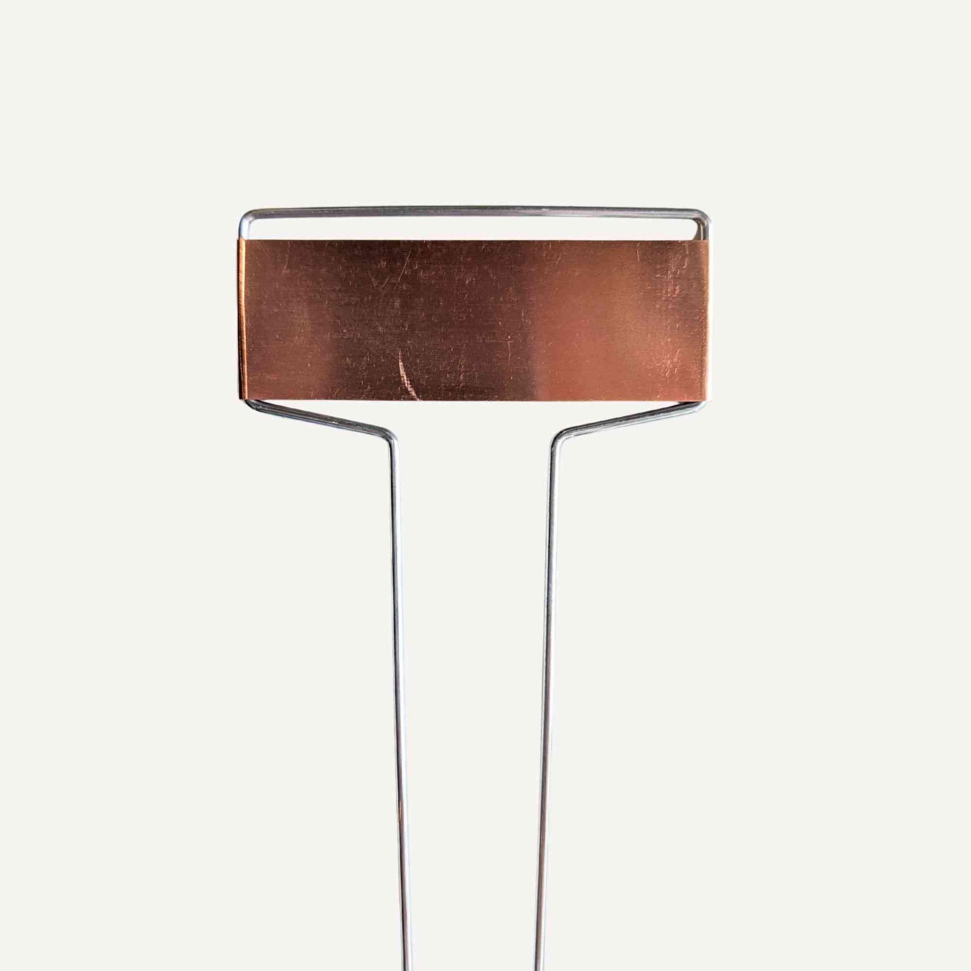 Copper Plant Labels with Steel Stakes | Pack of 10 Home & Garden > Garden Labels > Slate Plant Tags - Minimalist Gardener