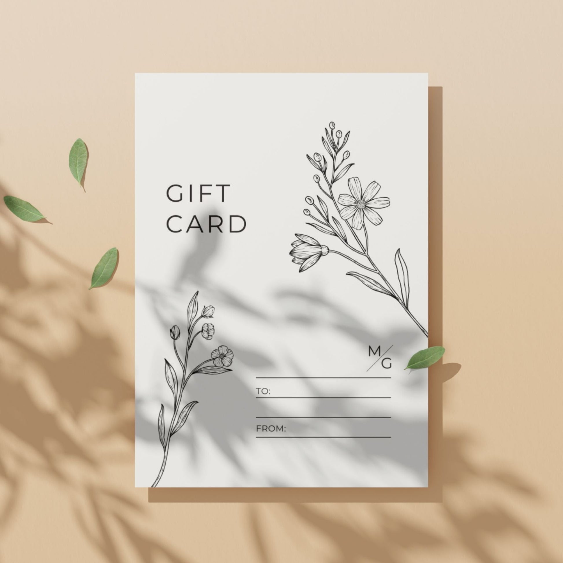 Digital Gift Card Home & Garden > Gardening Gifts > Gift Cards - Minimalist Gardener