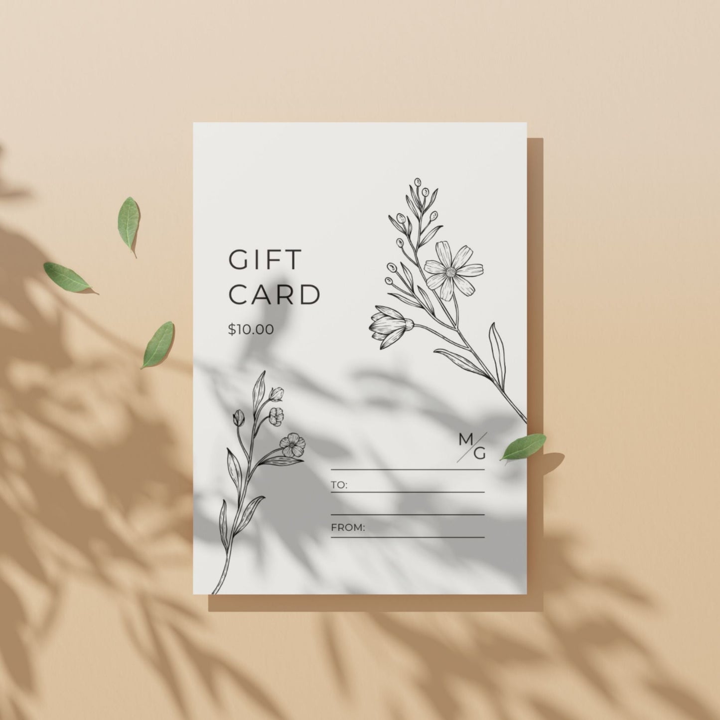 Digital Gift Card Home & Garden > Gardening Gifts > Gift Cards - Minimalist Gardener
