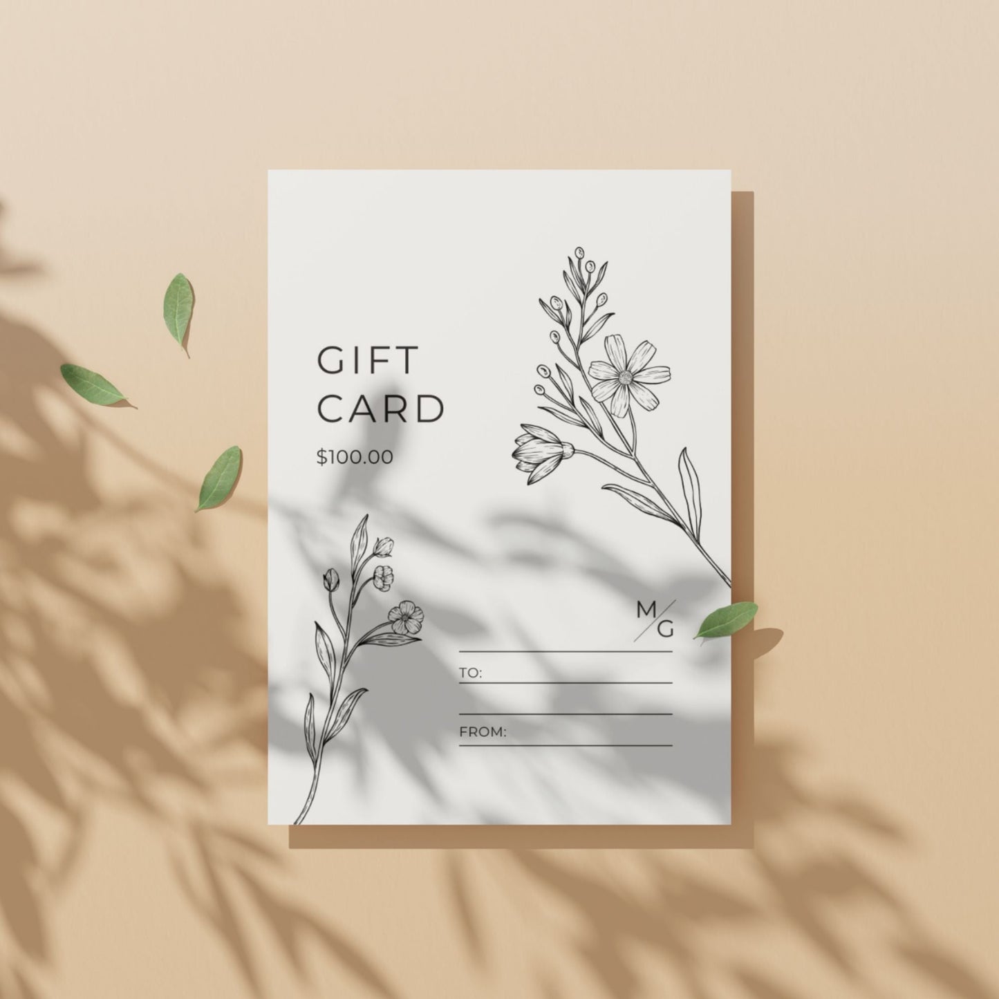 Digital Gift Card Home & Garden > Gardening Gifts > Gift Cards - Minimalist Gardener