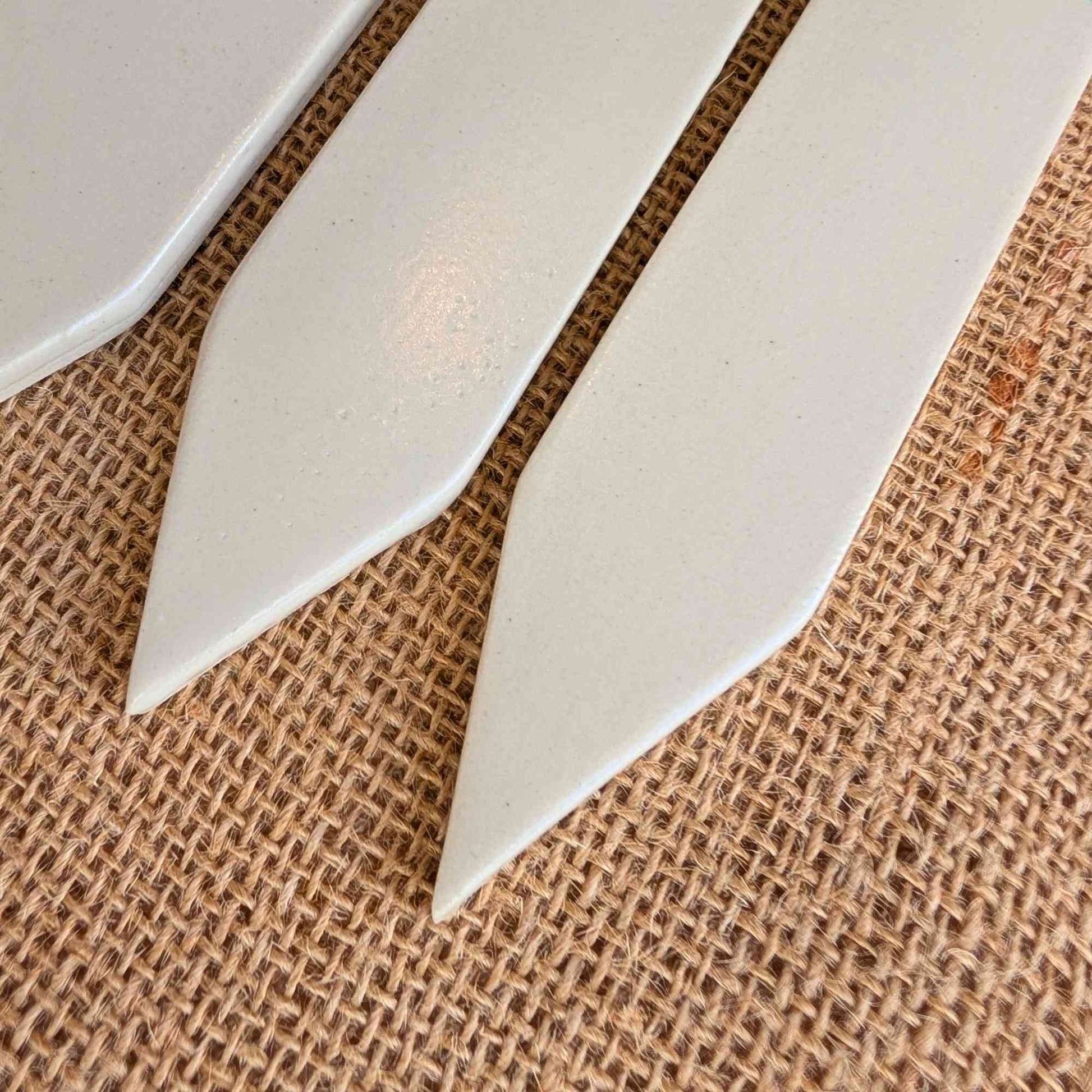 Handmade Ceramic Herb Plant Marker | Thyme Home & Garden > Garden Tools > Herb Markers - Minimalist Gardener