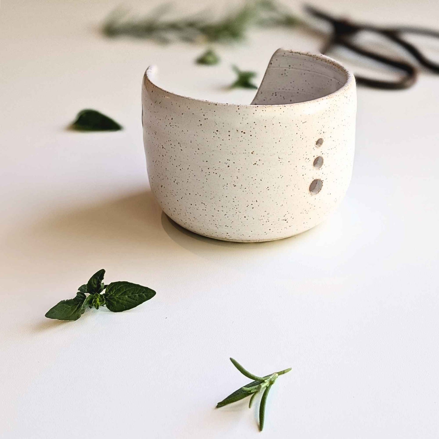 Handmade Ceramic Herb Stripper Tool - Australian Made Home & Garden > Garden Tools > Gardening Tools - Minimalist Gardener