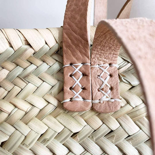 Handmade Straw Harvest Bag Brown Garden Organisation > Storage > Storage Bag - Minimalist Gardener