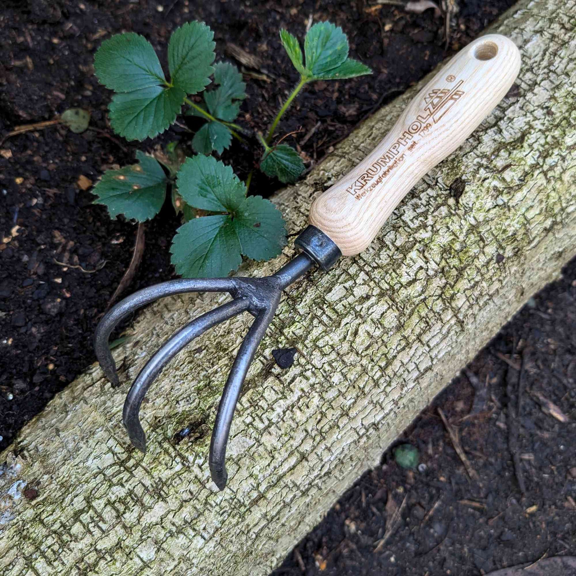Krumpholz Hand - Forged 3 Tine Cultivator Home & Garden > Garden Tools > Hand Tools - Minimalist Gardener